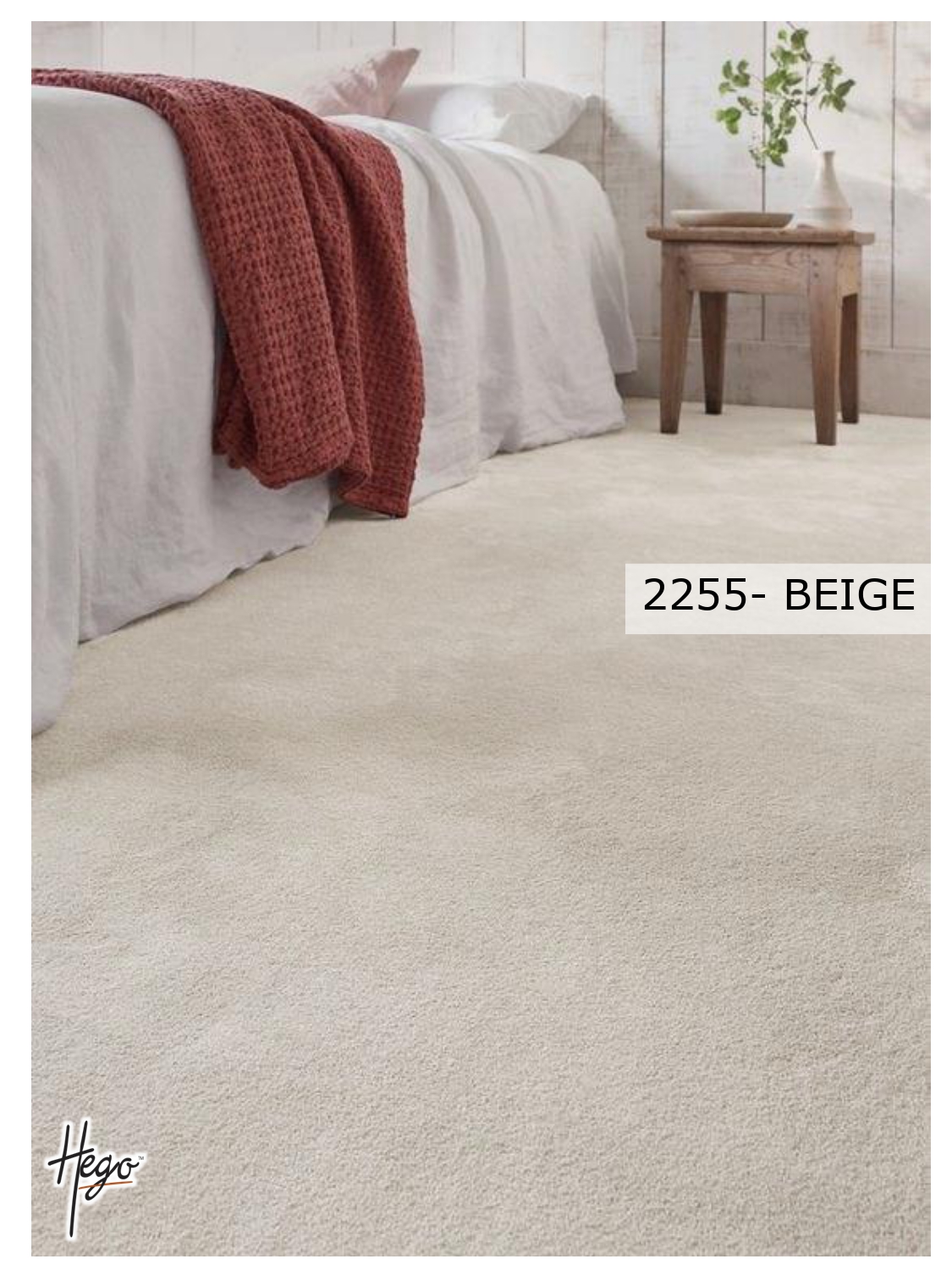 2255- BEIGE Hego Smart Cut Carpet Roll - Durable & Stylish