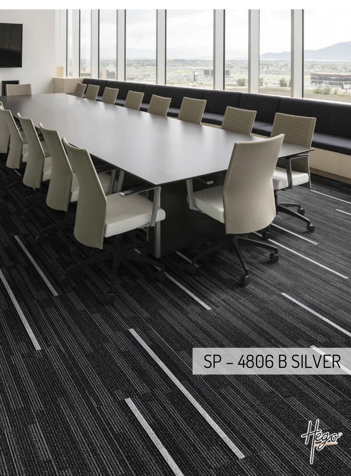 SP – 4806  B SILVER  Hego Carpet Tile - Durable & Stylish Flooring