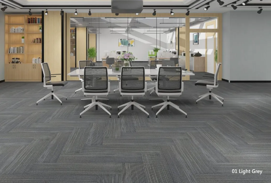 Light Grey Spider Excel Import Carpet Tile - Durable & Stylish