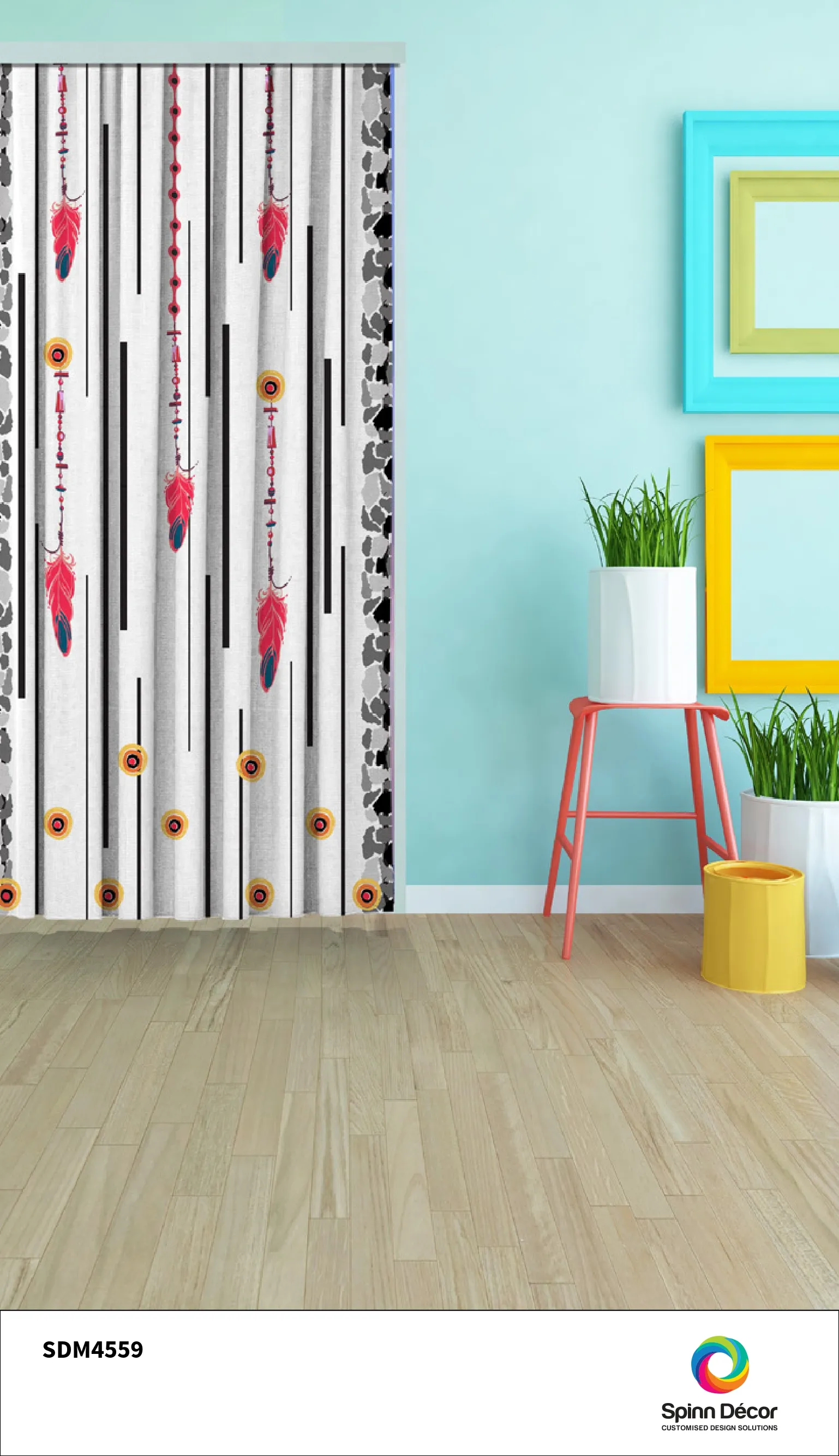 Customized Curtains - Spin Decor SDM4559