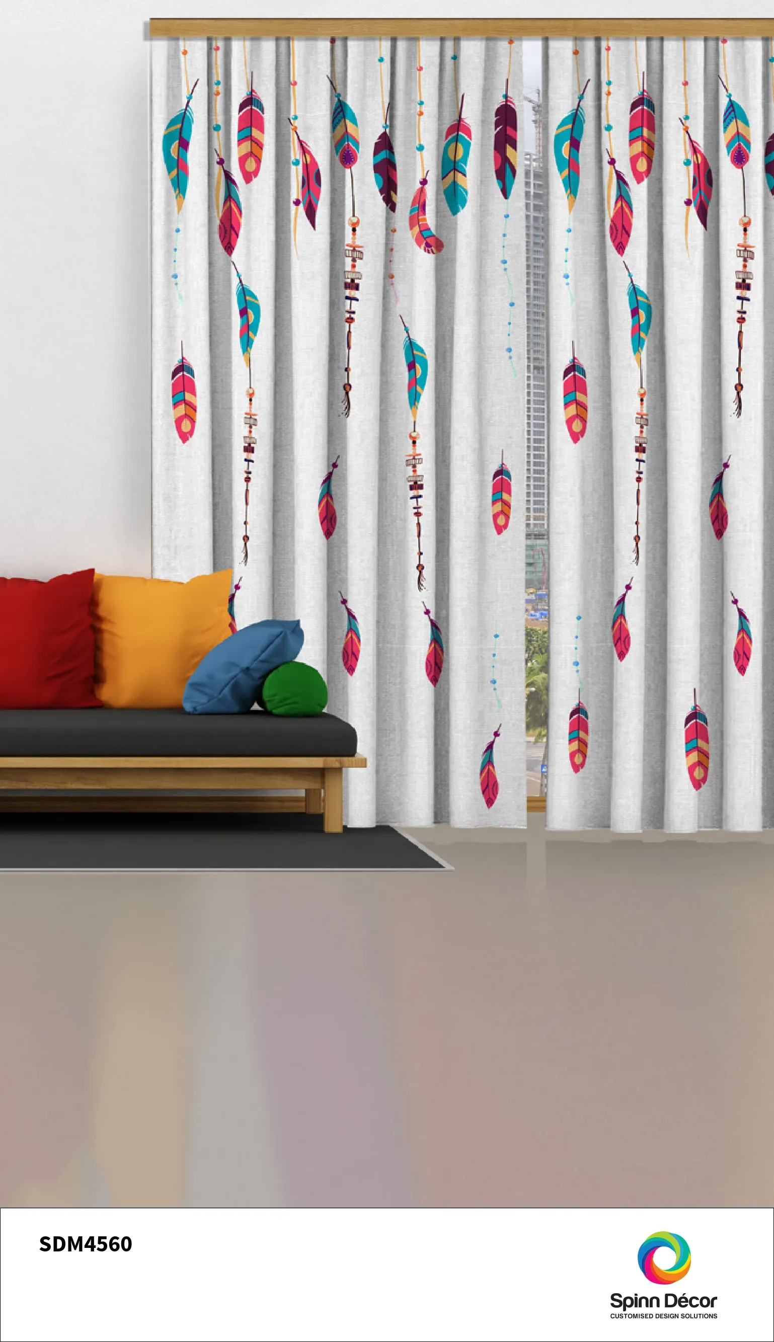 SDM4560 Customized Curtains by Spin Decor - Premium Quality