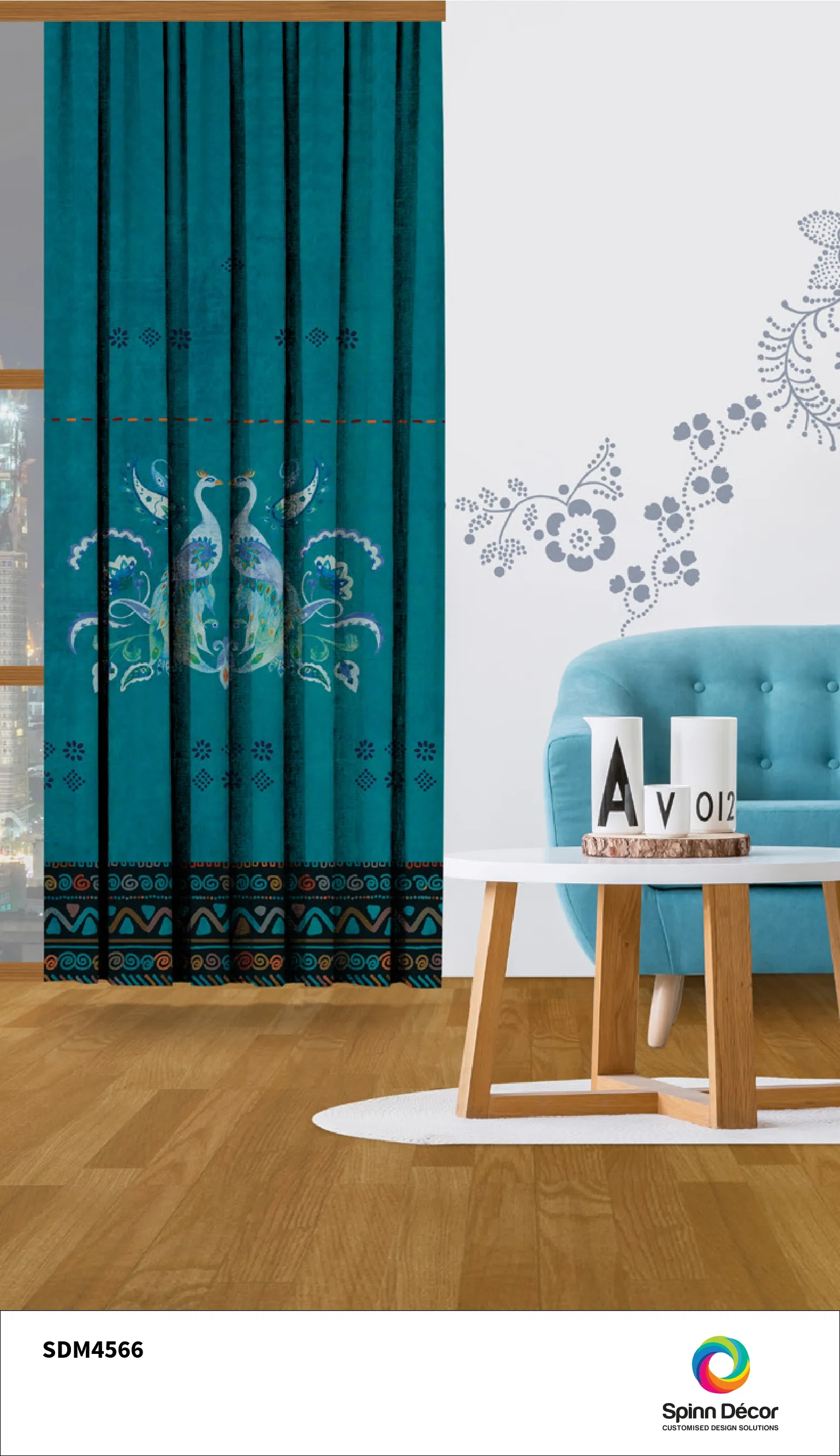 Customized Curtains by Spin Decor | SDM4566