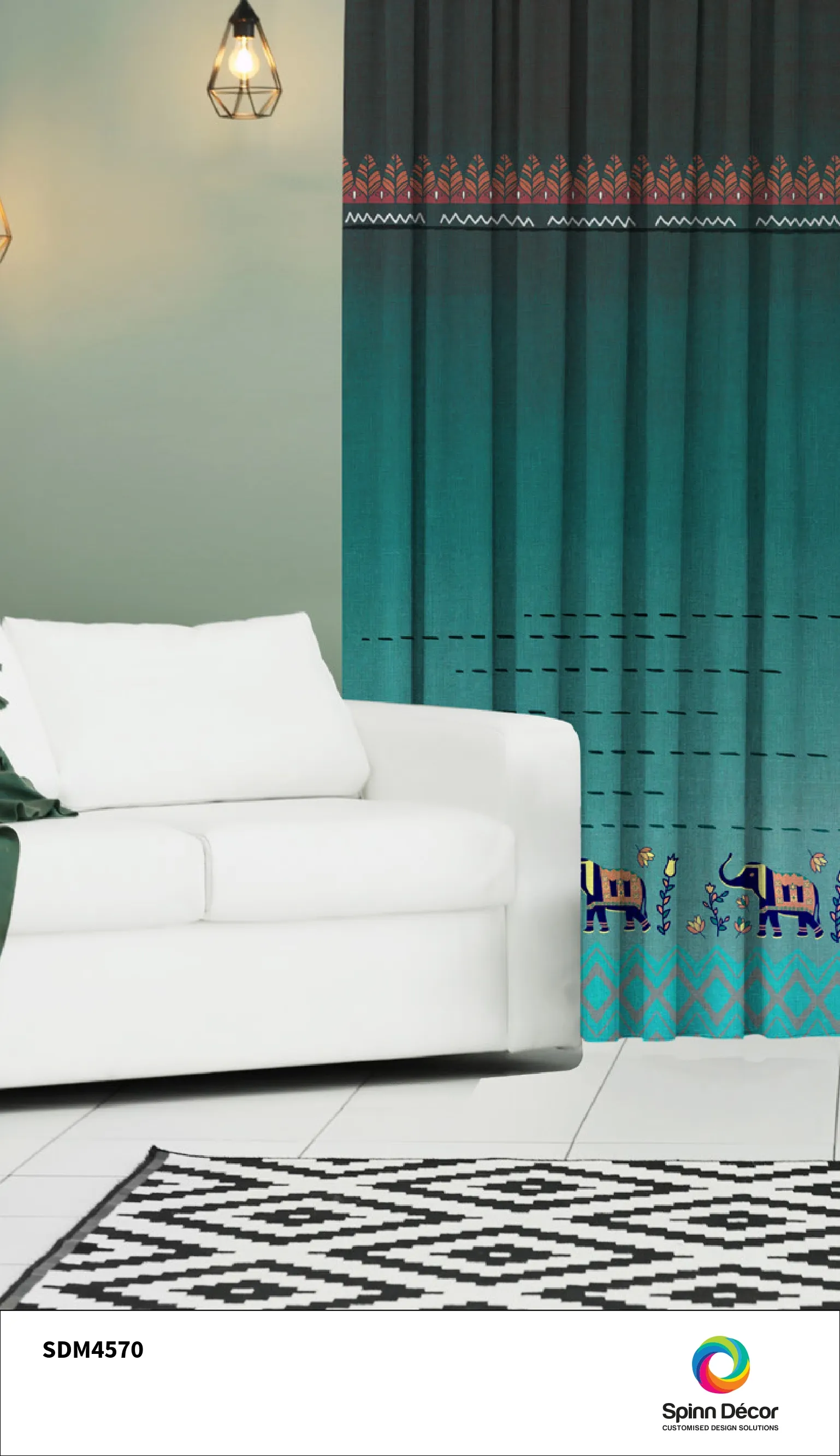 Customized Curtains - Spin Decor SDM4570