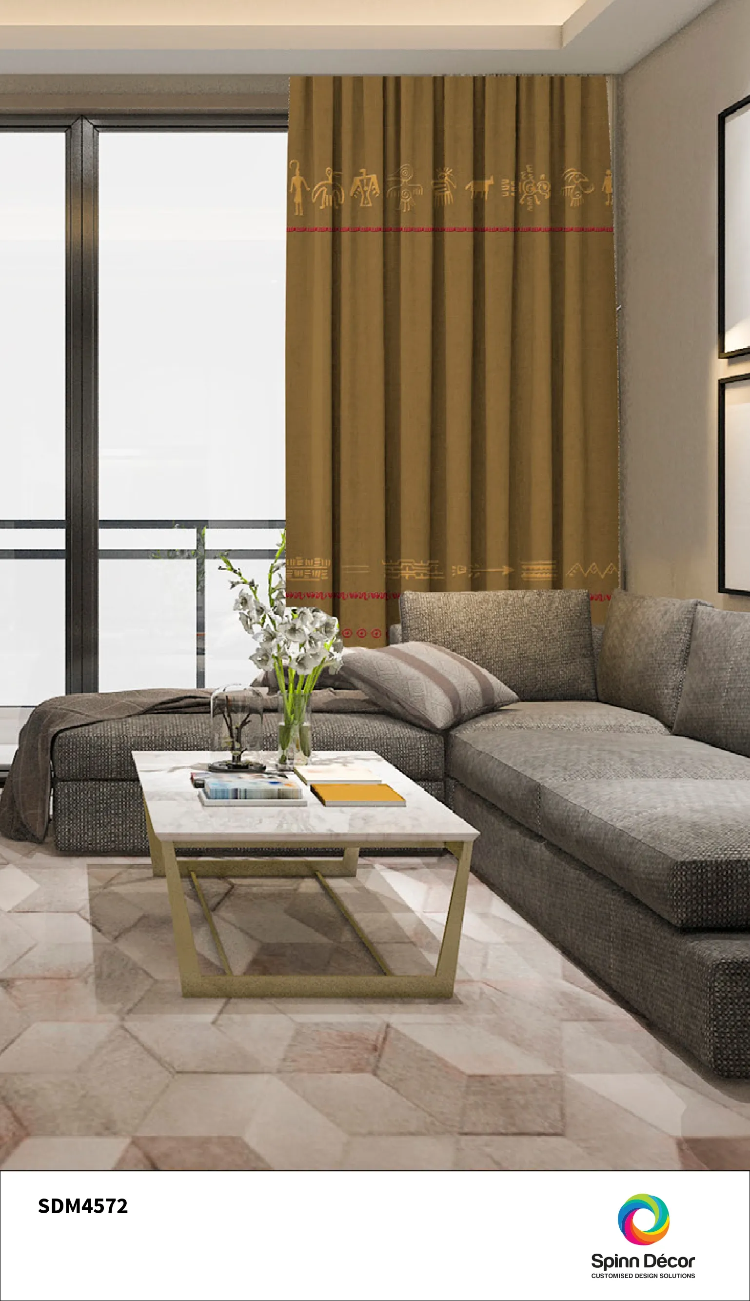 Customized Curtains | Spin Decor SDM4572