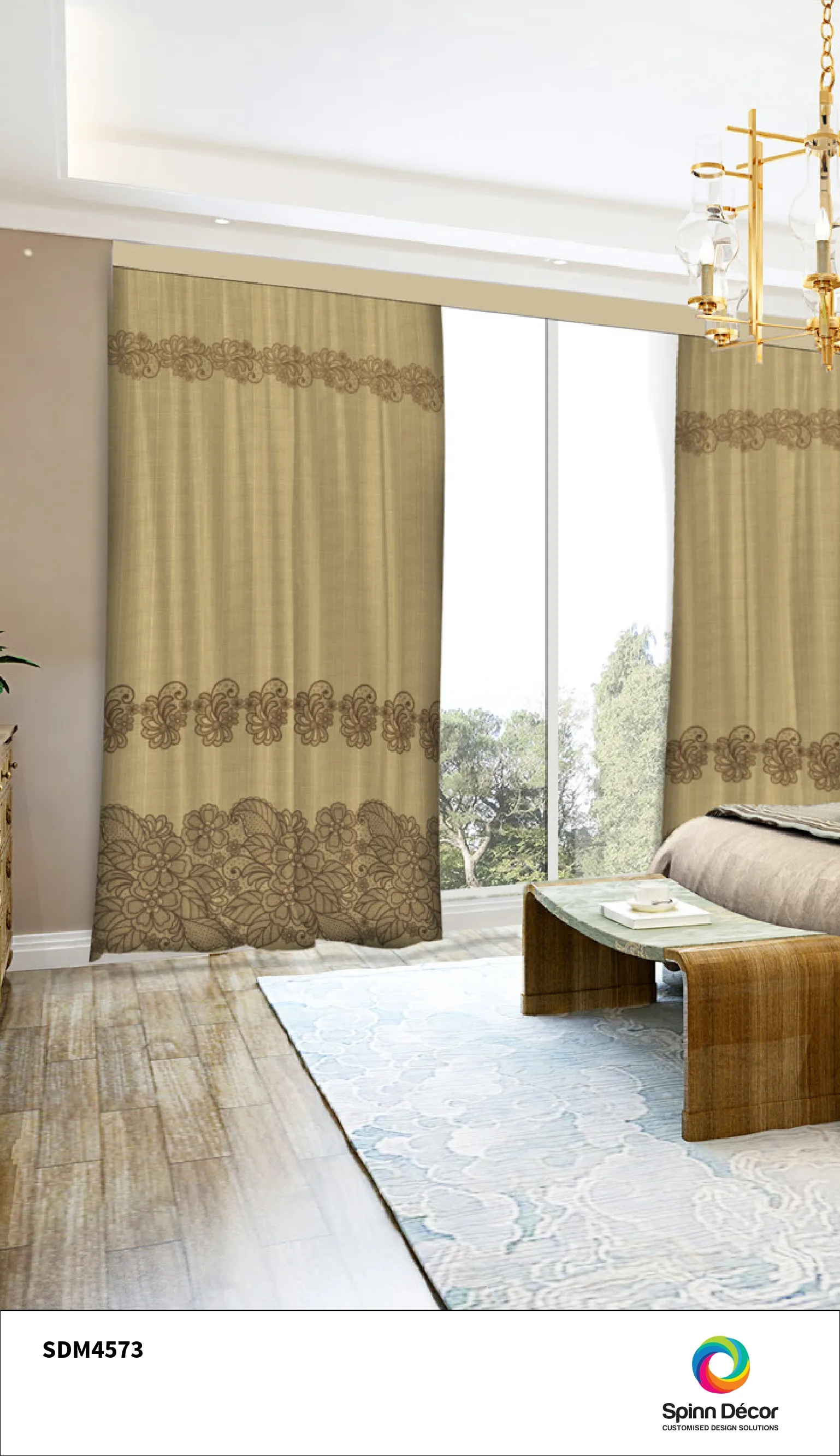 Customized Curtains - Spin Decor SDM4573