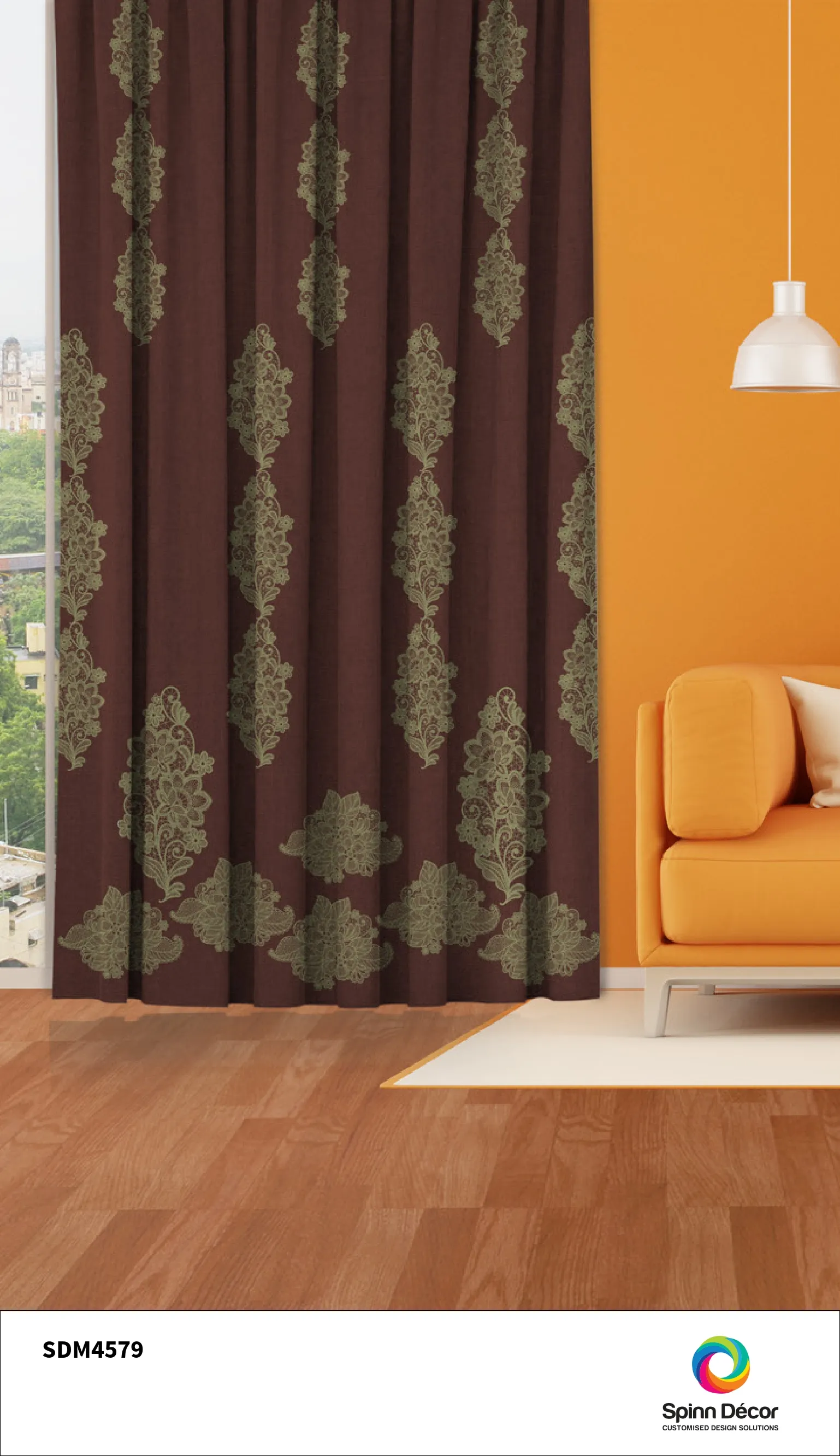 Customized Curtains - Spin Decor SDM4579