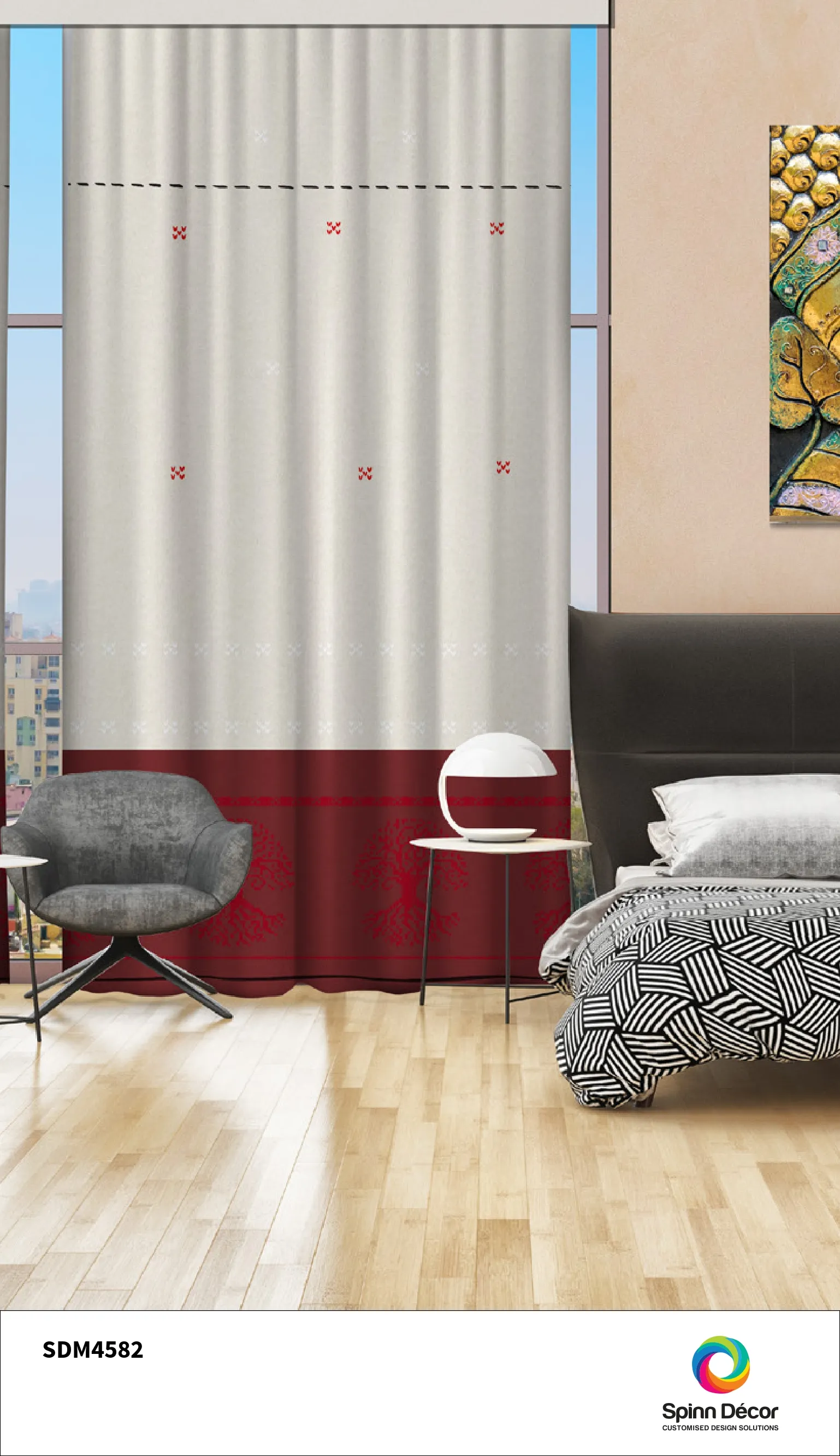 Customized Curtains by Spin Decor - SDM4582 Collection