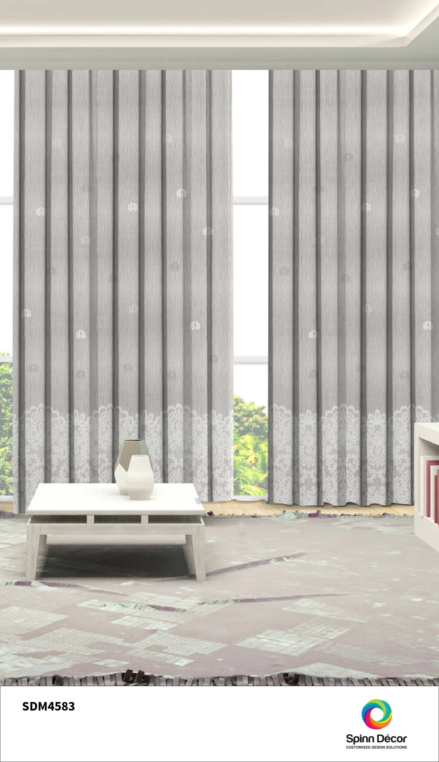 Customized Curtains | Spin Decor - SDM4583