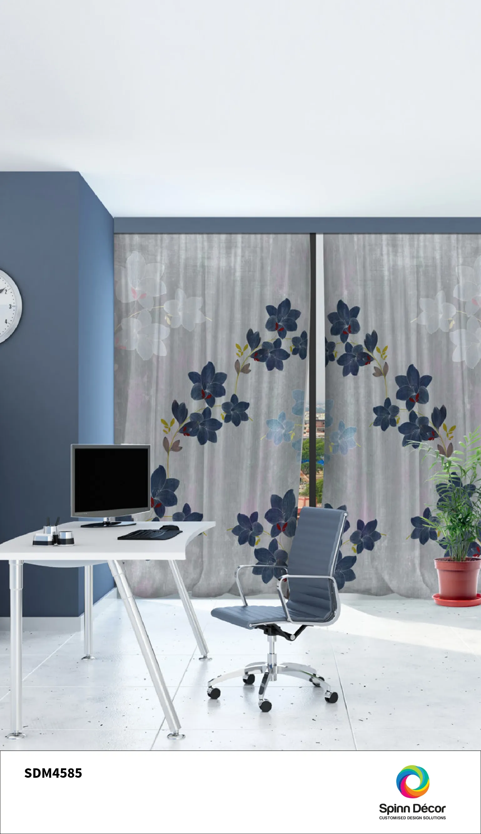 Customized Curtains | Spin Decor - SDM4585