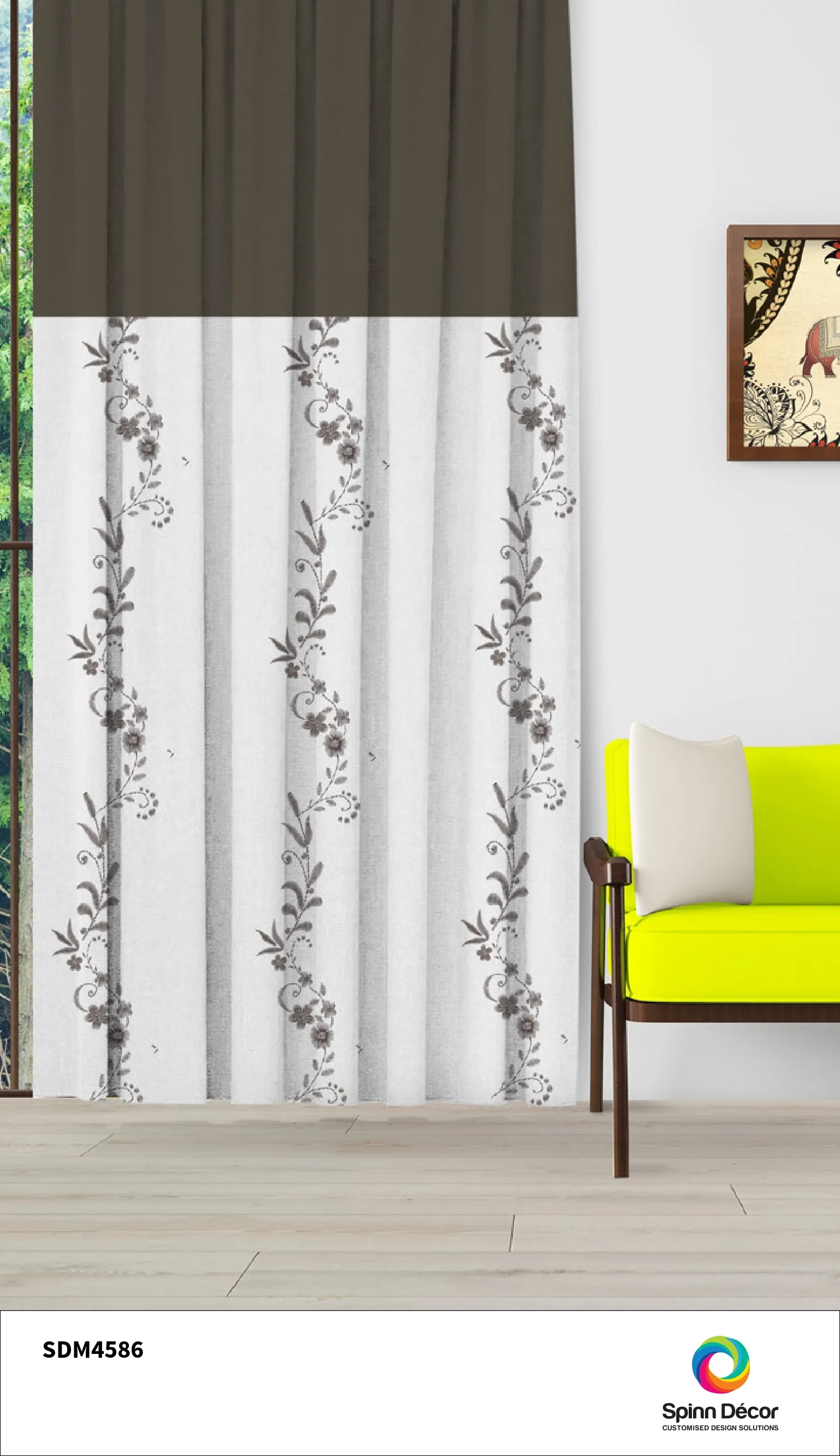 SDM4586 Customized Curtains by Spin Decor - Premium Quality