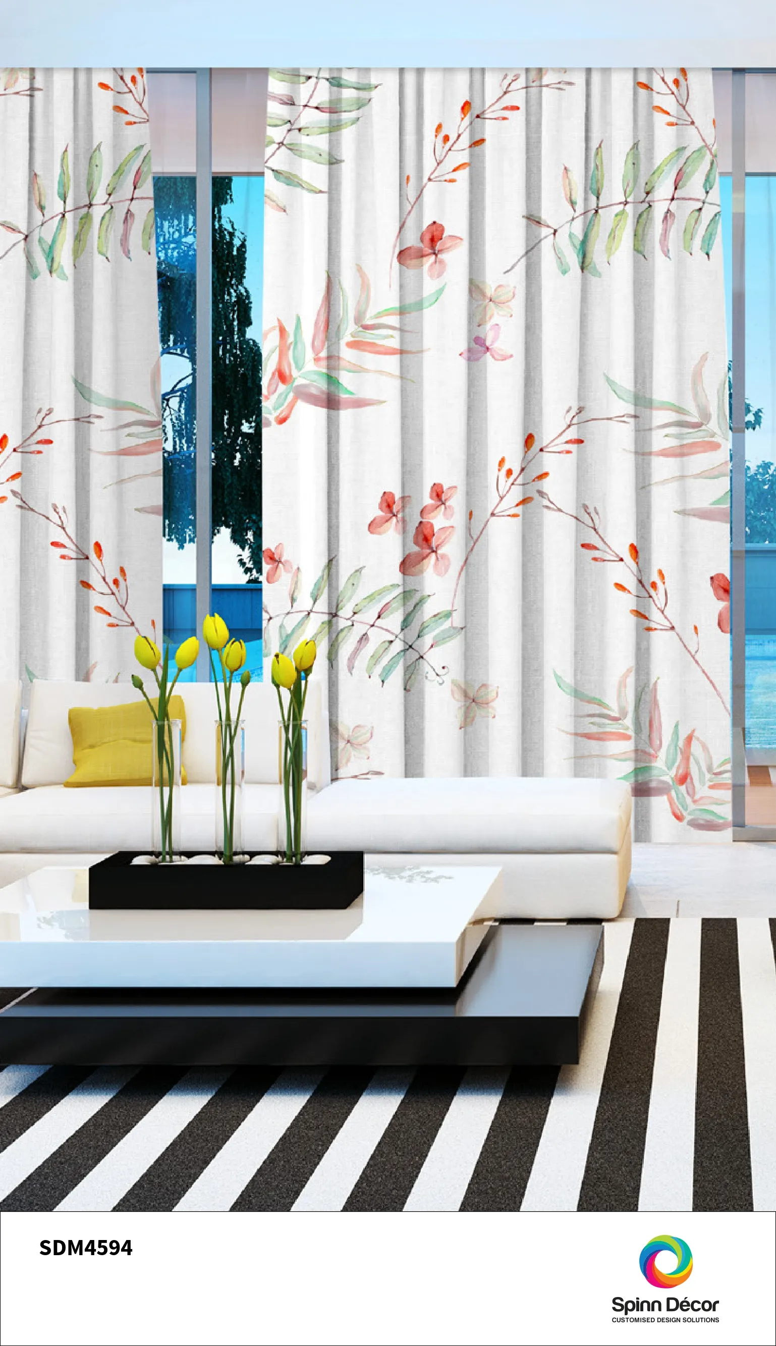 Customized Curtains - Spin Decor | SDM4594