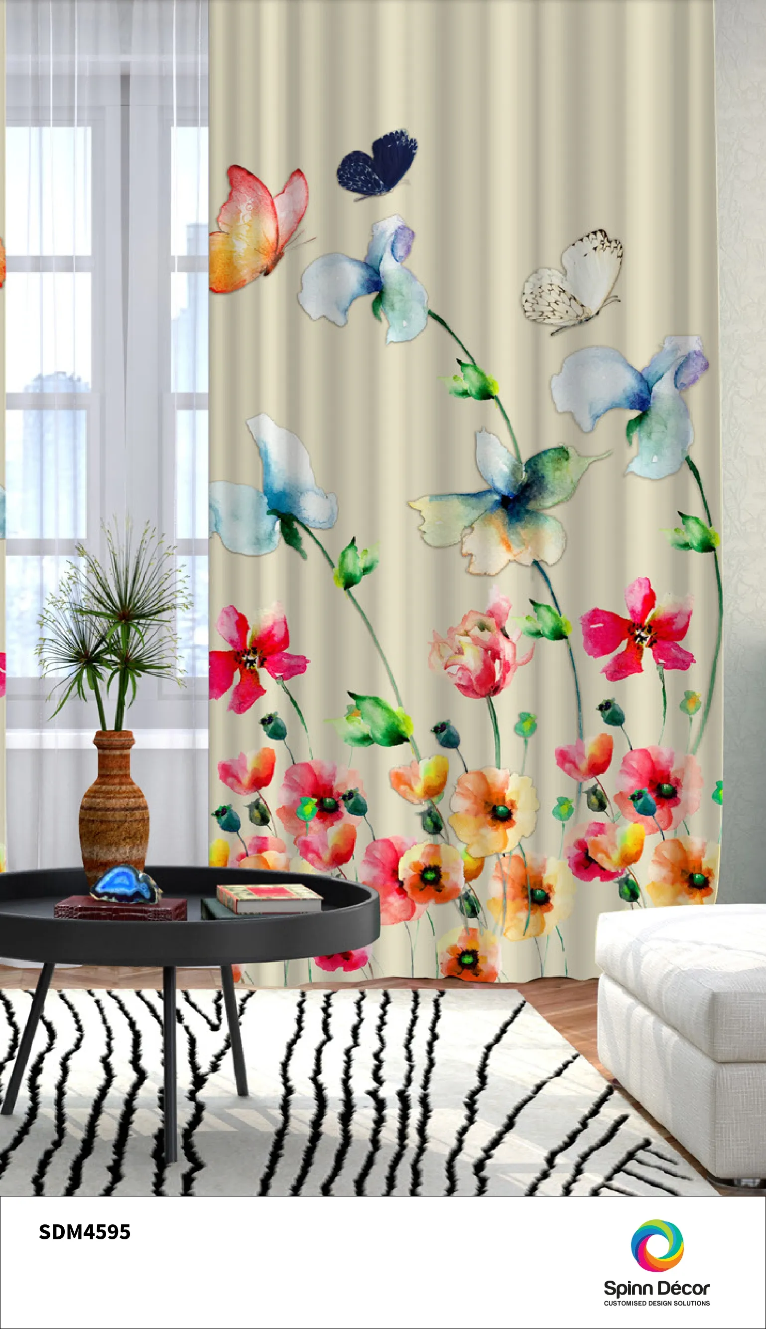 Customized Curtains - Spin Decor SDM4595