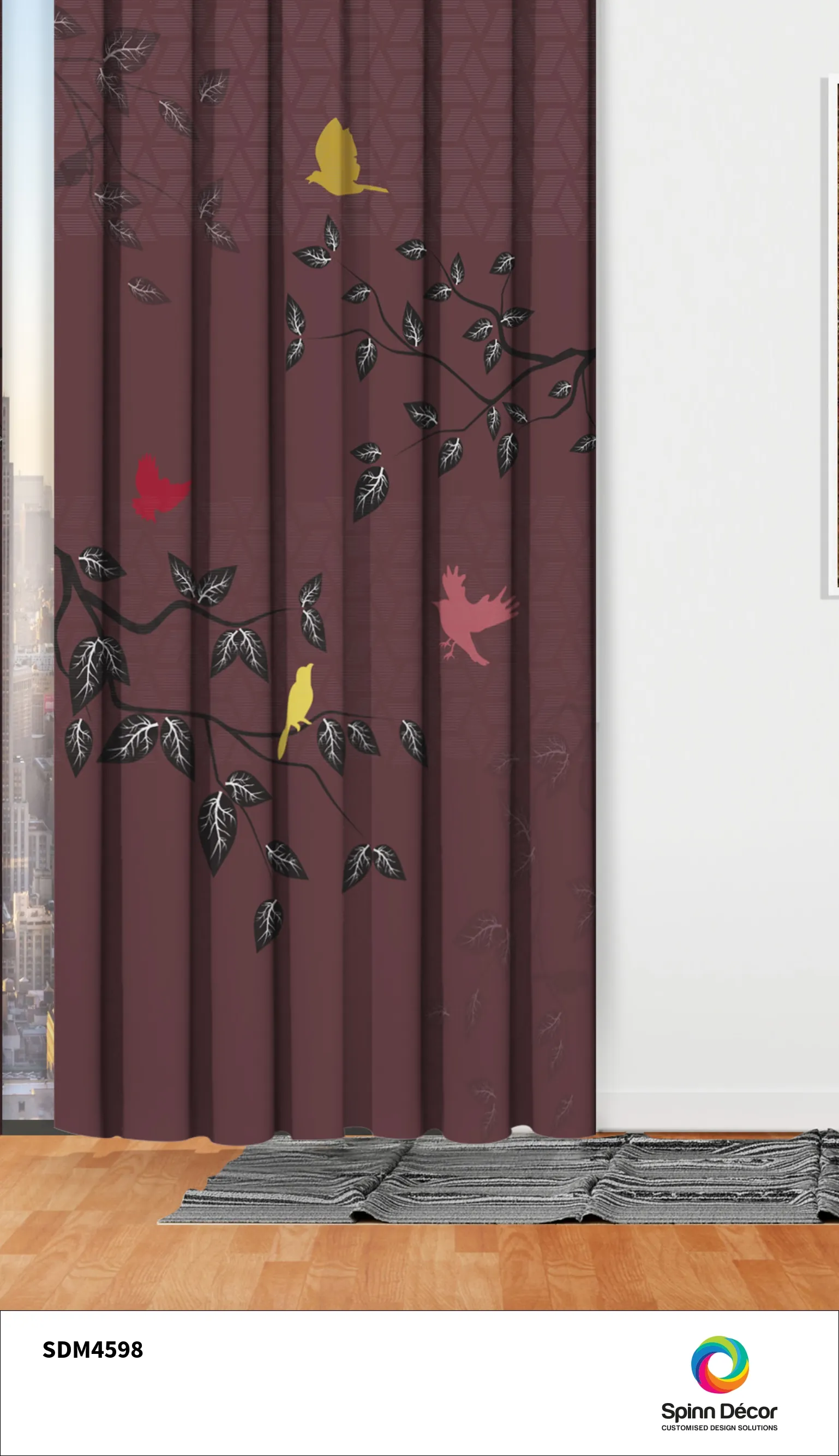 Customized Curtains | Spin Decor SDM4598
