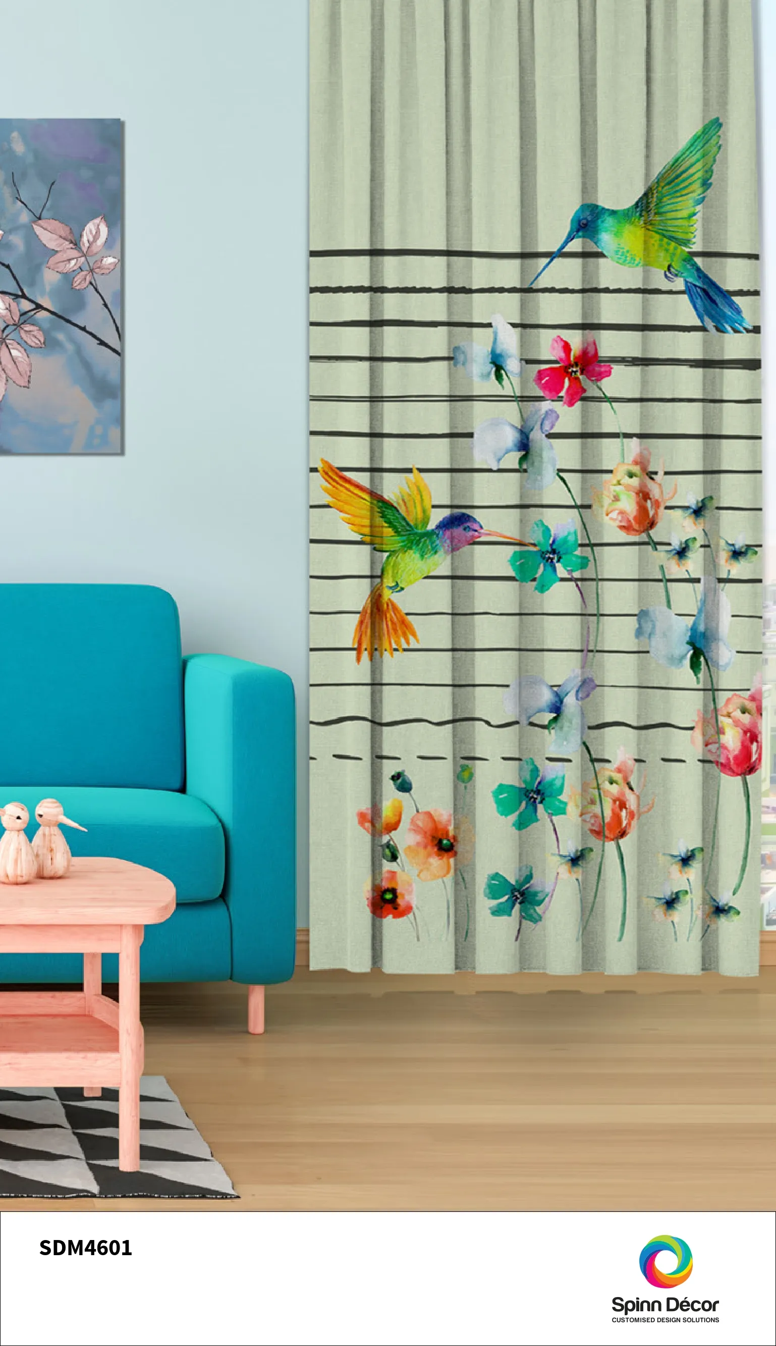 Customized Curtains - SDM4601 | Spin Decor