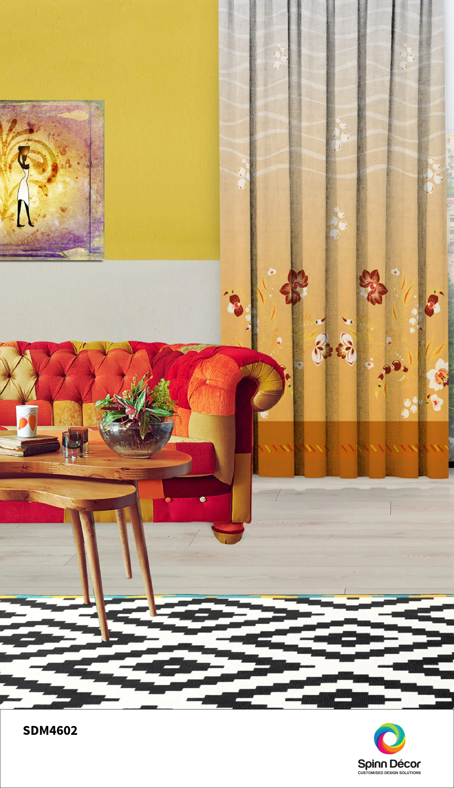 Customized Curtains by Spin Decor | SDM4602