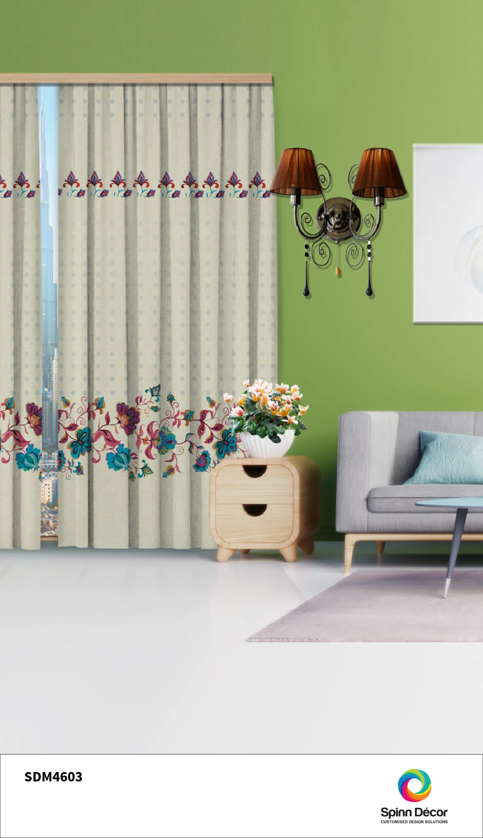 Customized Curtains - Spin Decor | SDM4603