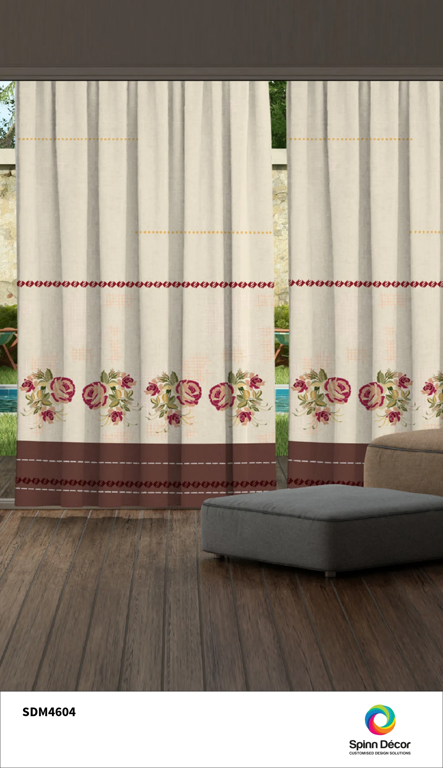 Customized Curtains - SDM4604 by Spin Decor