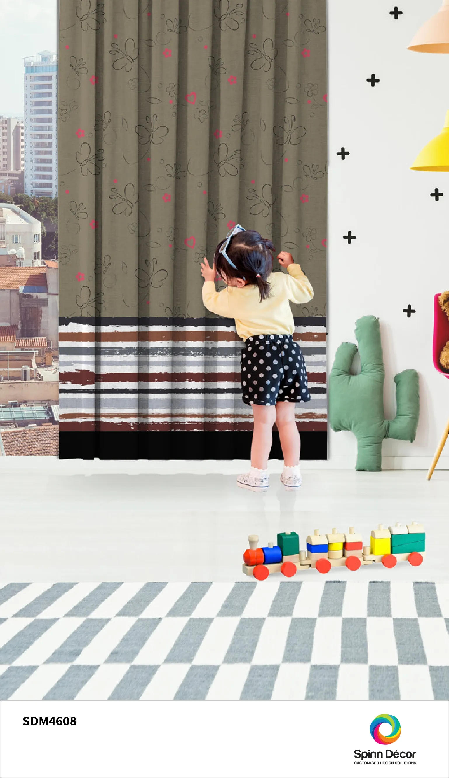 Customized Curtains - Spin Decor SDM4608