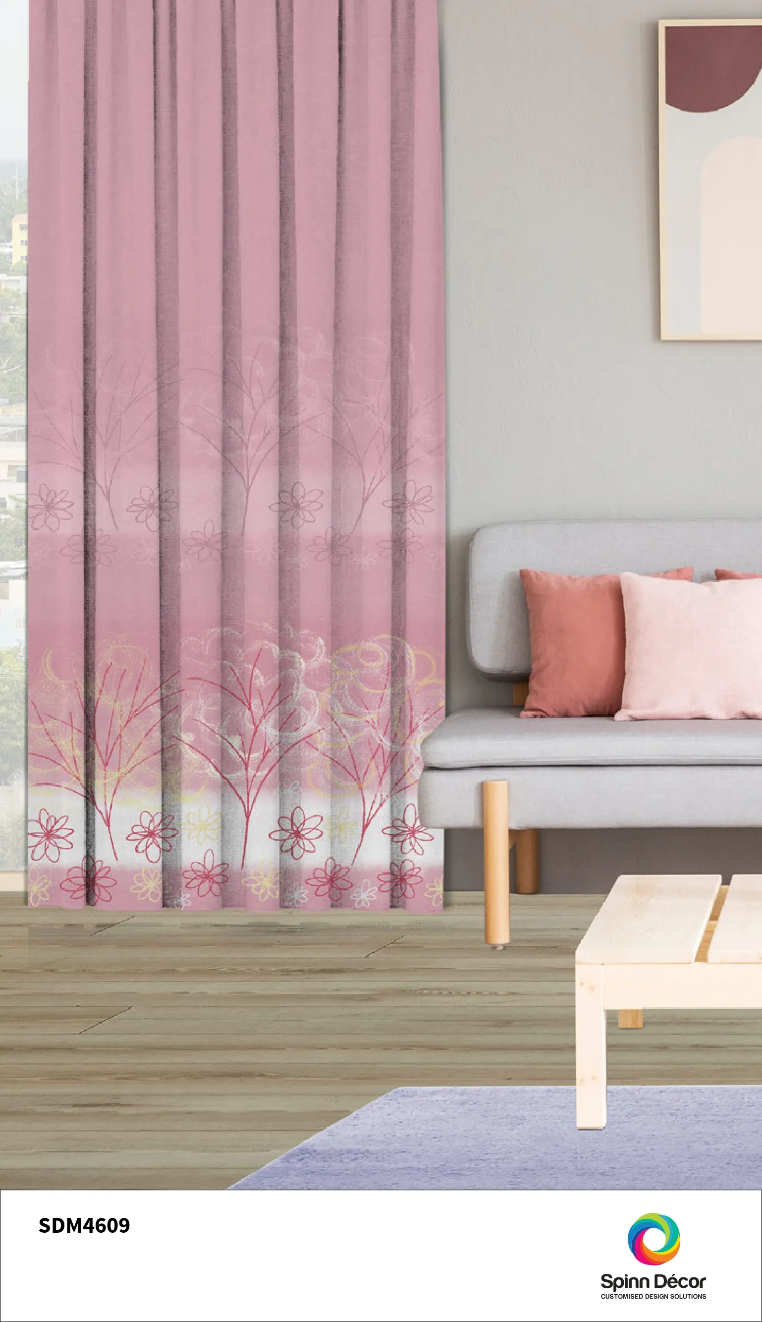 Customized Curtains | SDM4609 | Spin Decor