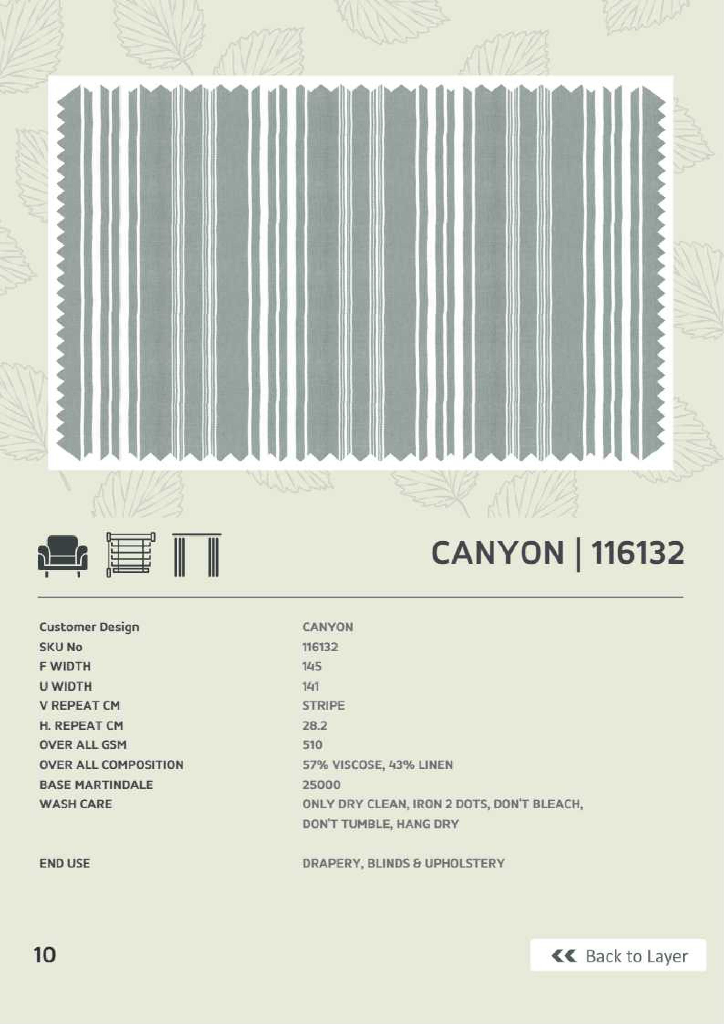 Canyon 116132 Linen Fabric – Durable & Stylish Textile