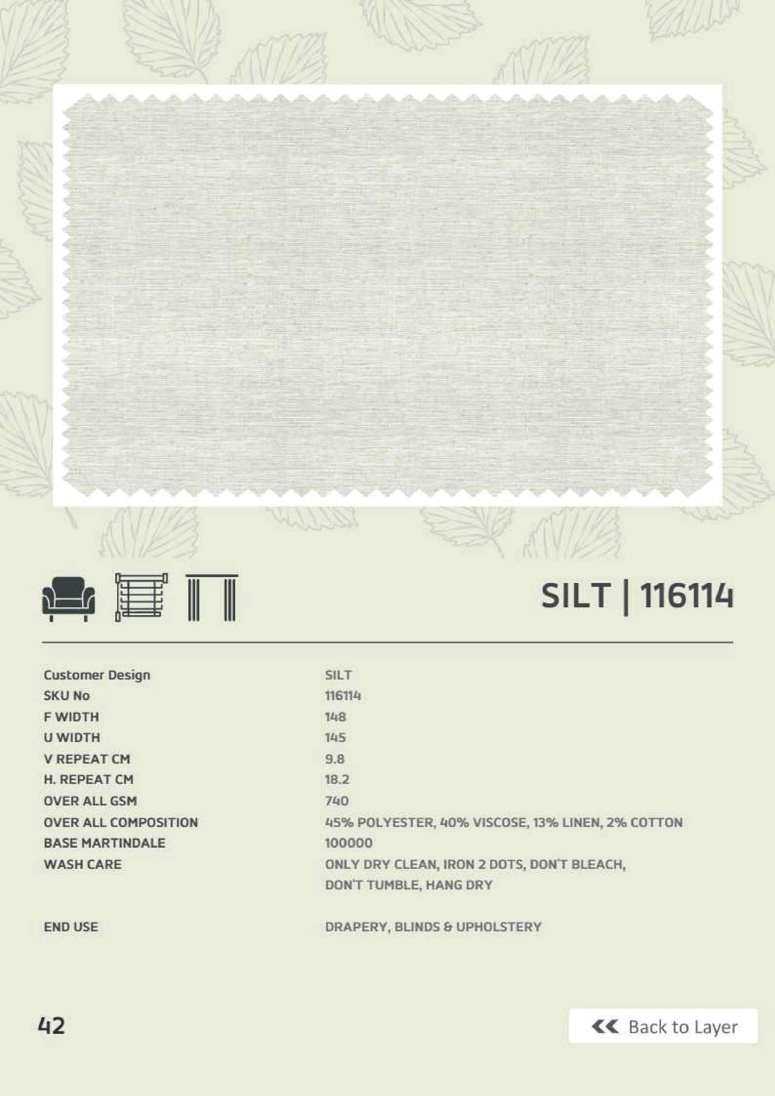 Silt 116114 Premium Linen Fabric - Elegant and Durable