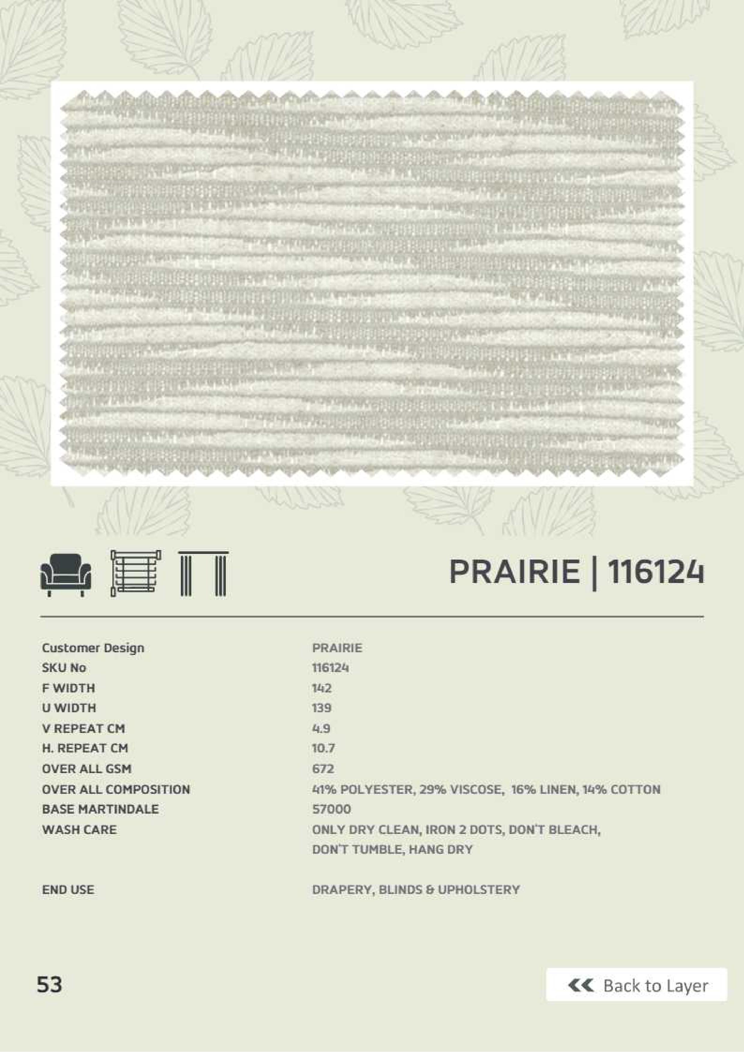 Premium Paraire Linen Fabric - 116128