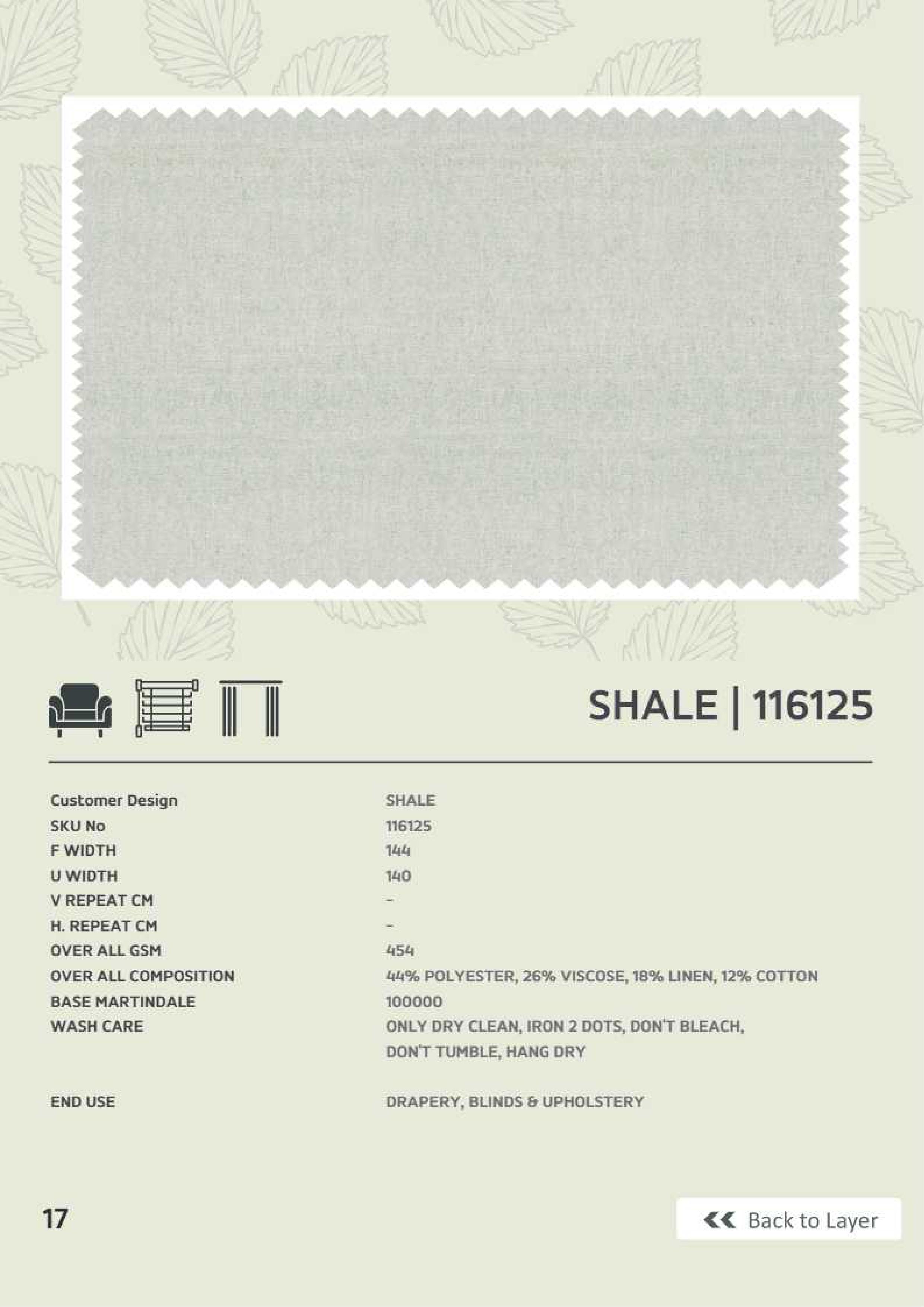 Shale 116125 Linen Fabric - Premium Quality Linen