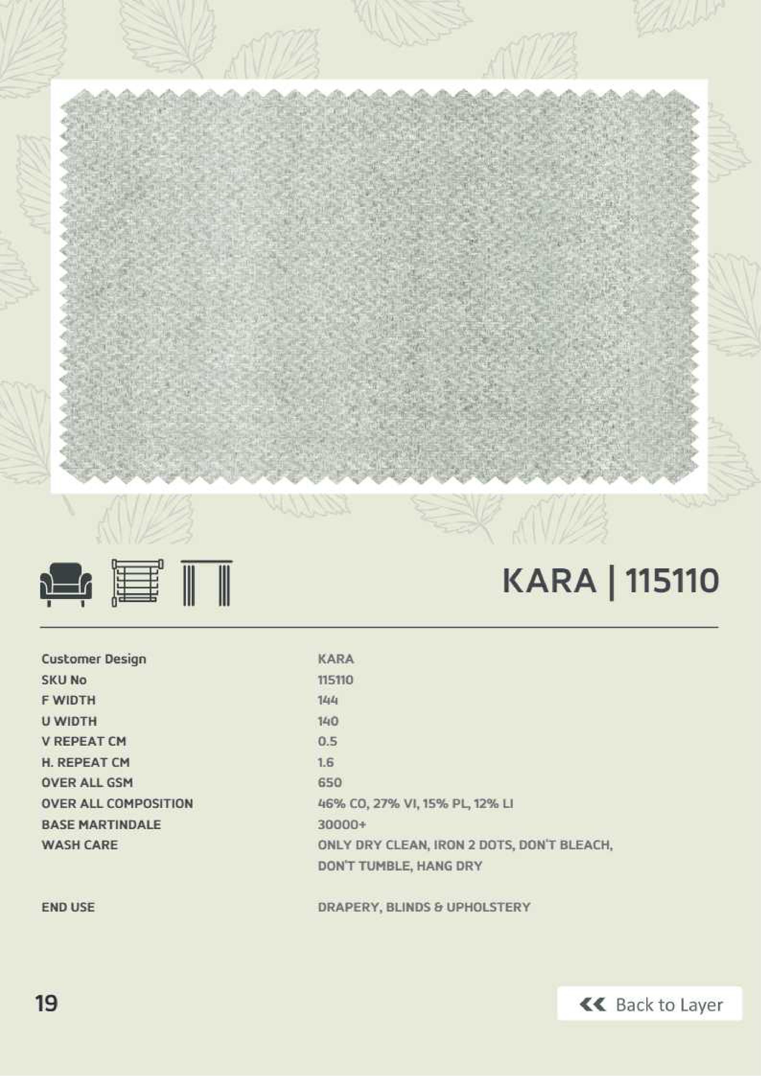 KARA 115110 Linen Fabric – Premium Quality Textile