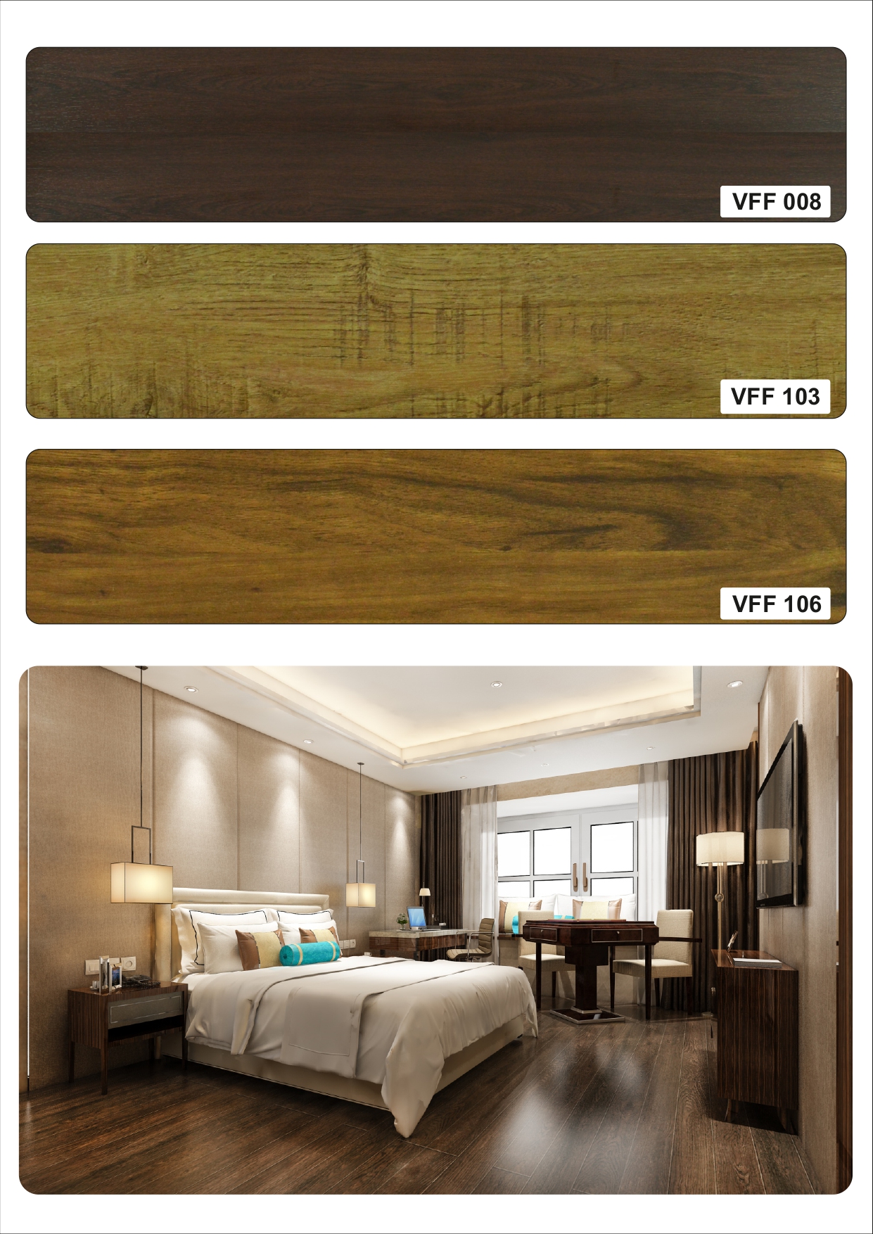 VFF 008 Vista Laminate Wooden Flooring - Durable & Stylish