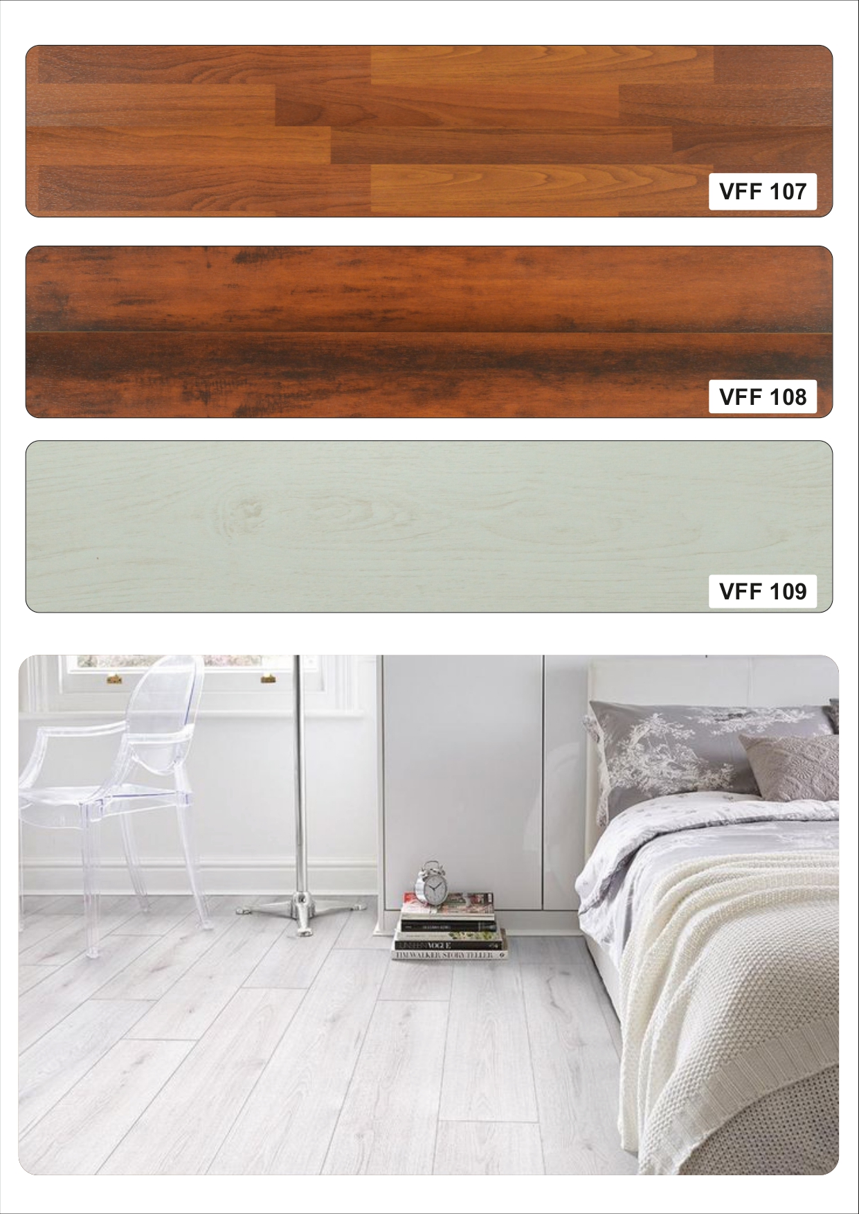 VFF 107 Vista Laminate Wooden Flooring – Durable & Stylish