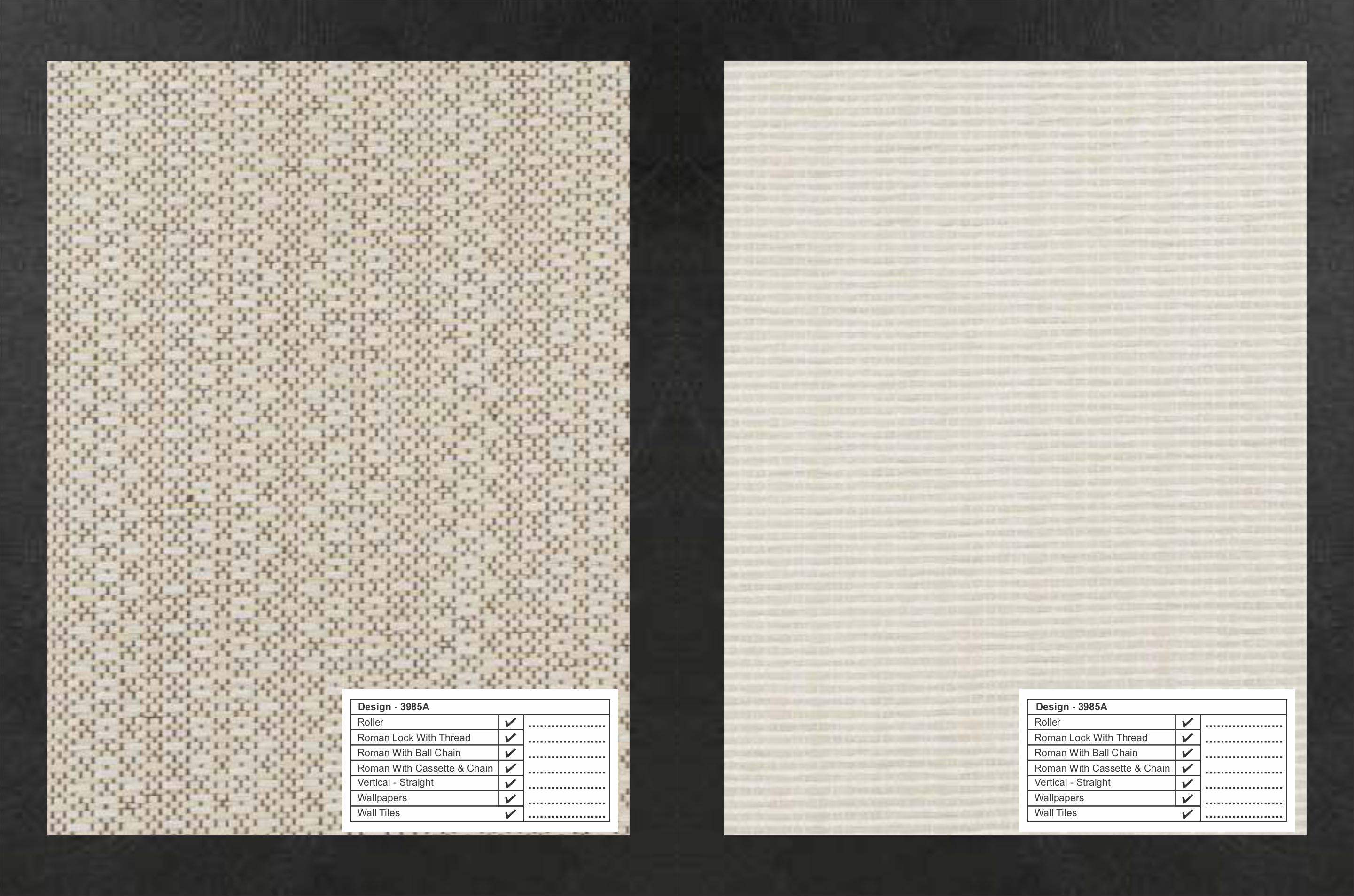 Design 3985A Kazage Blinds - Elegant Window Treatment