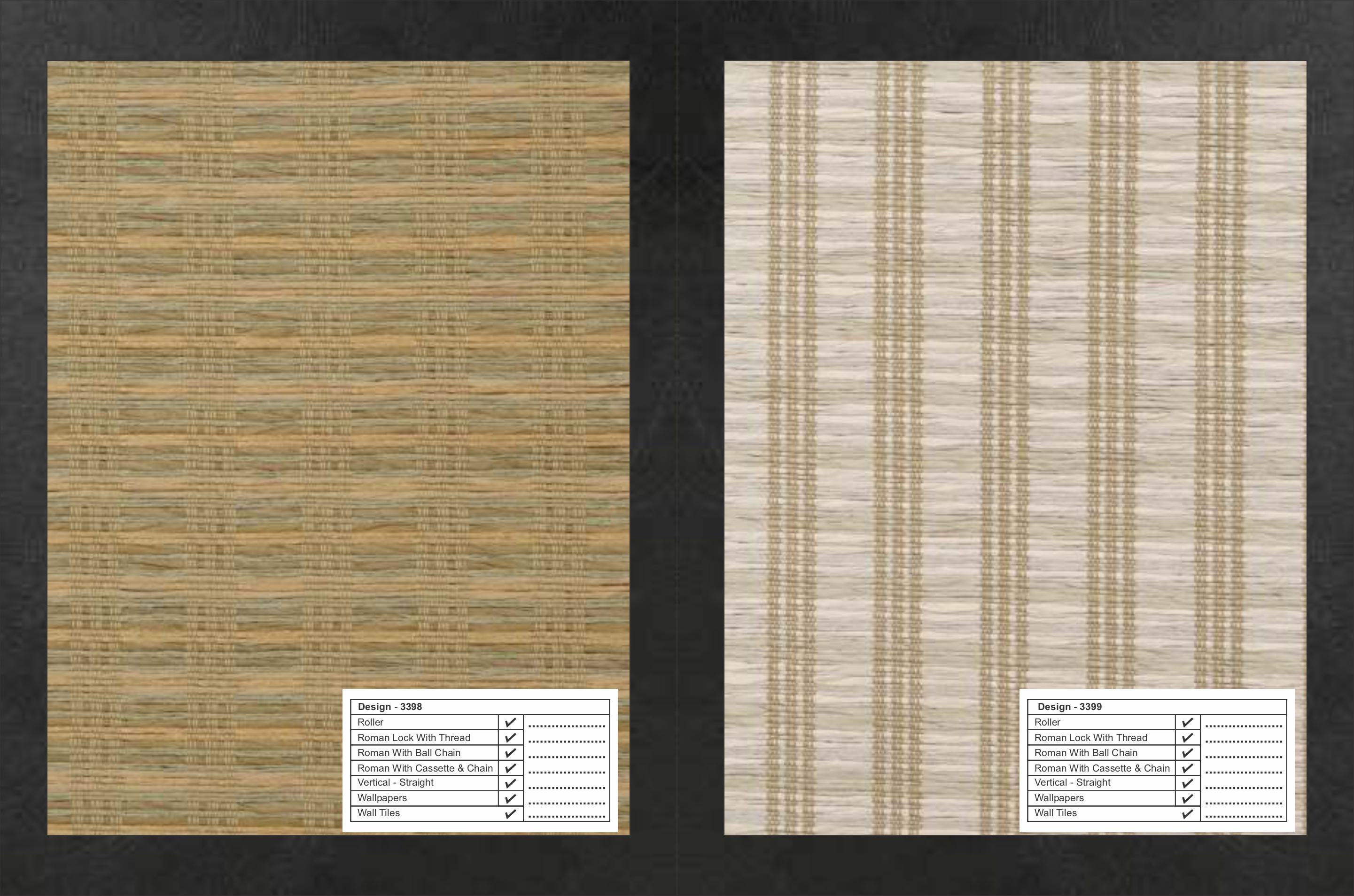 Design 3398 Kazage Blinds - Elegant Window Treatment