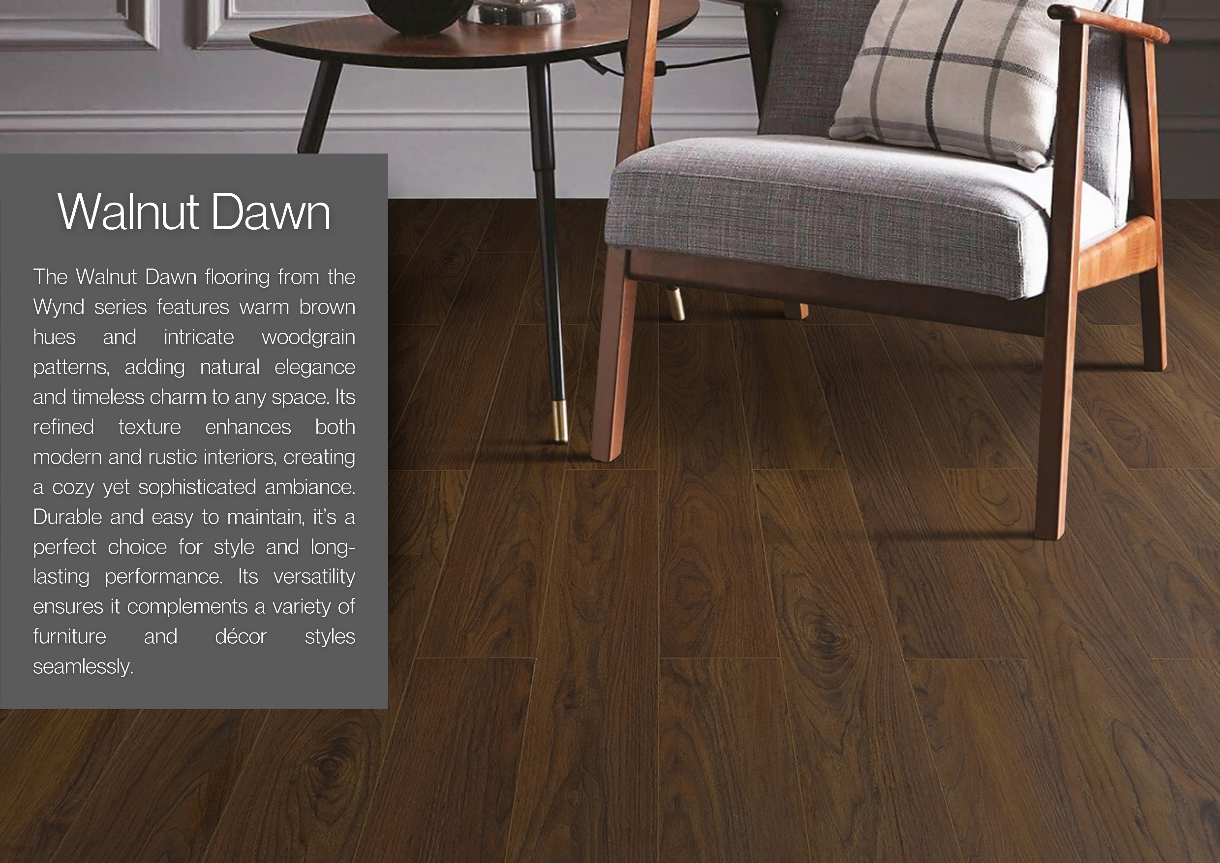 Walnut Dawn Krraft Laminate Wooden Flooring