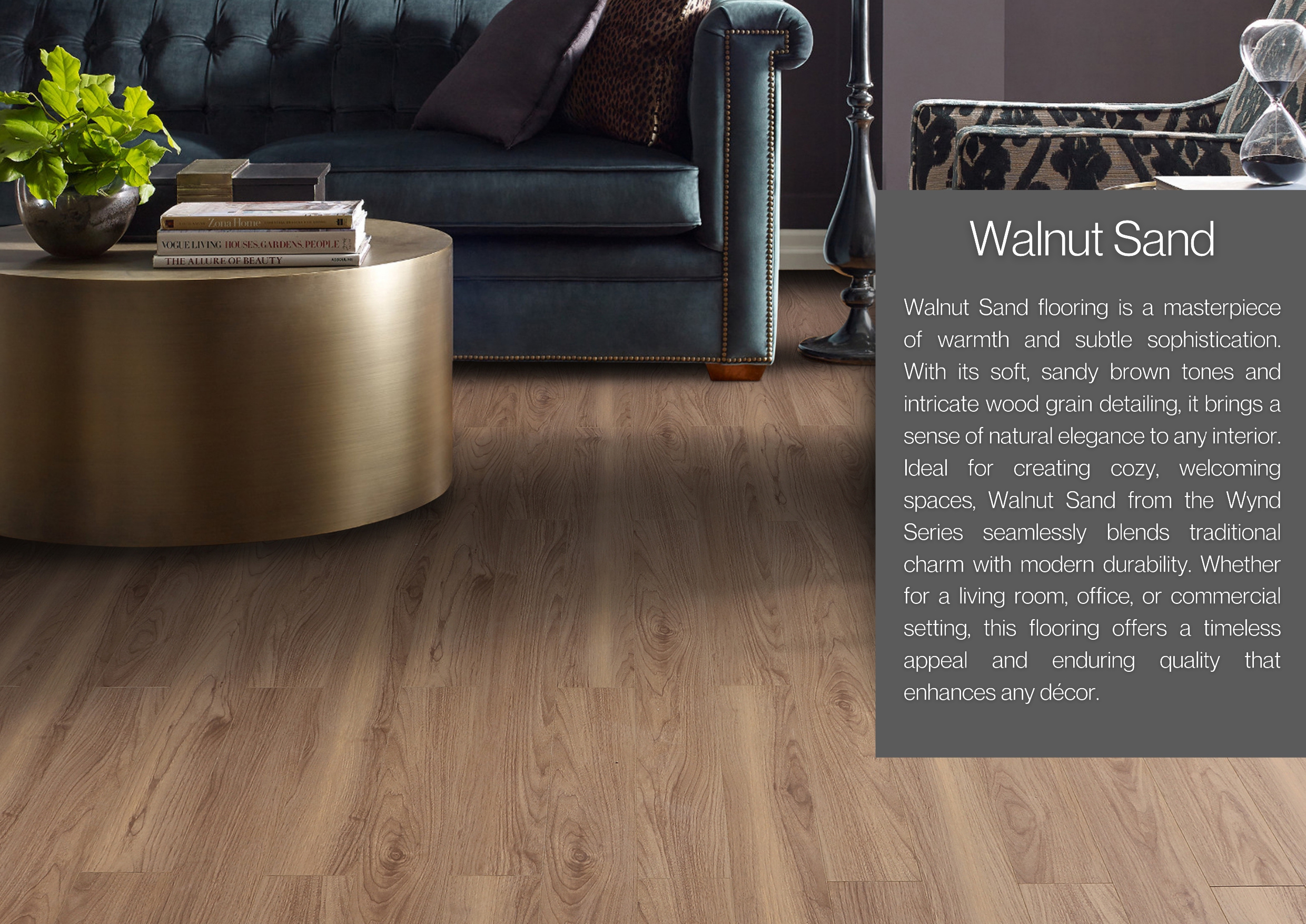 Walnut Sand Krraft Laminate Wooden Flooring