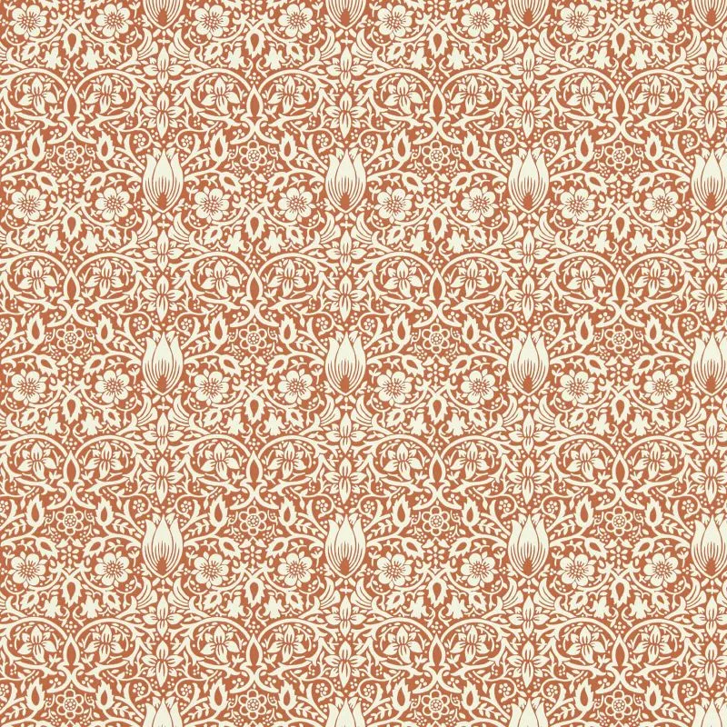 Morris & Co. Borage Wallpaper - Red