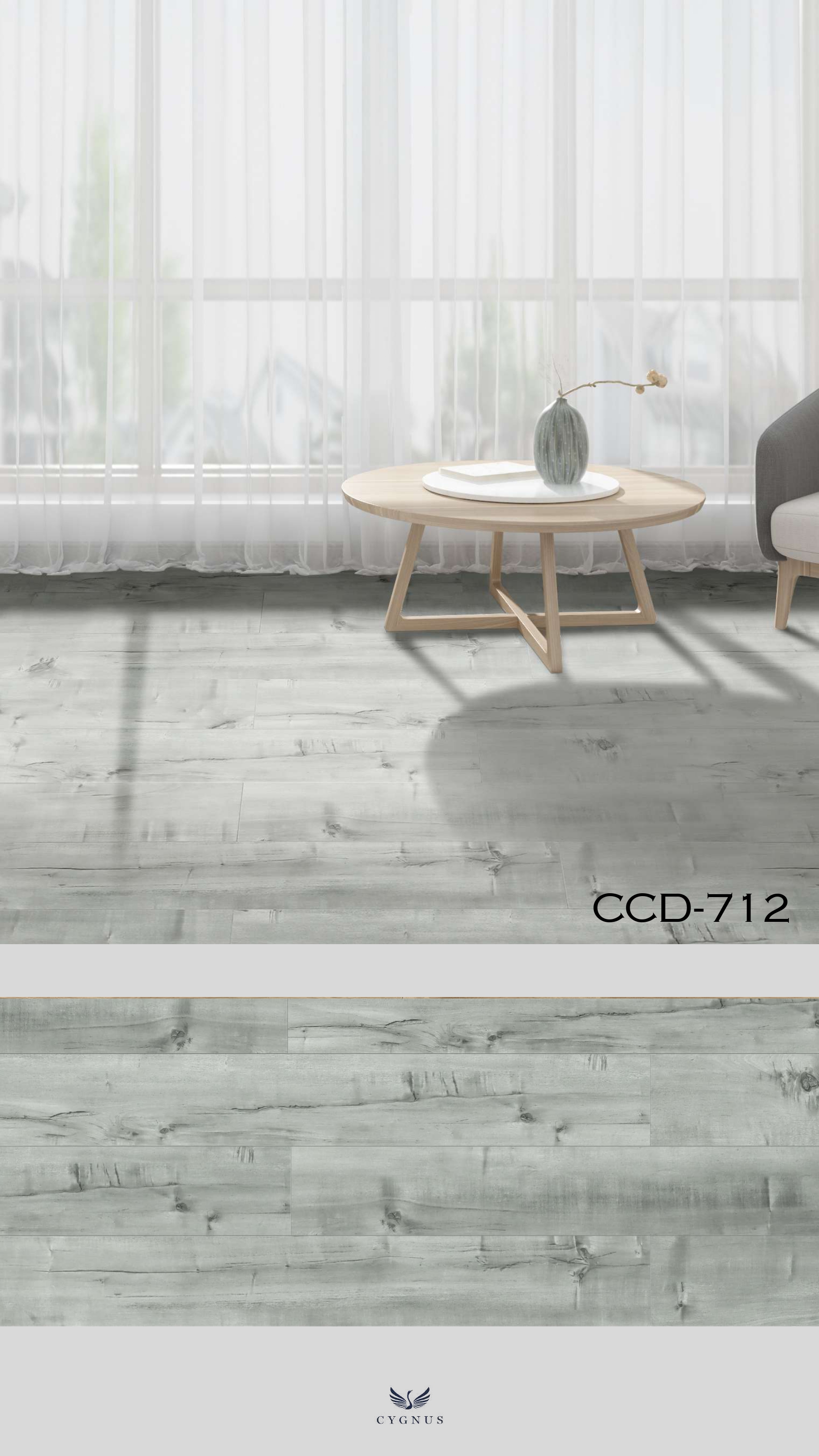 CCD-712 WS Cascade Laminate Wooden Flooring - Durable & Stylish