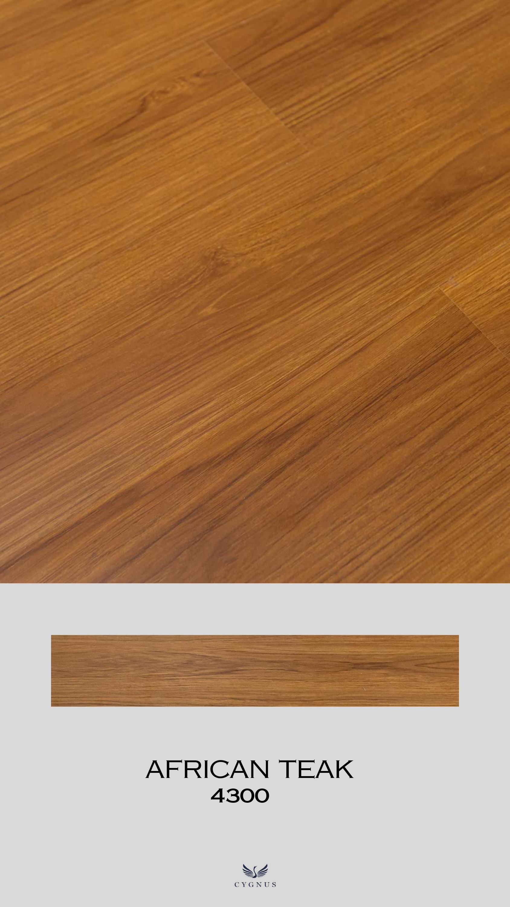 AFRICAN TEAK 4300 WS Folium Laminate Flooring - Durable & Stylish