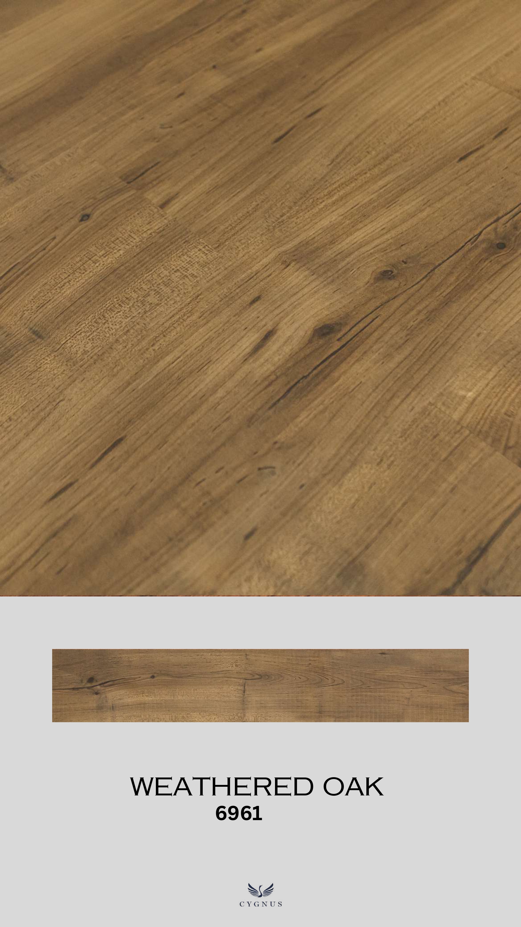 WEATHERED OAK 6961 WS Folium Laminate Flooring - Durable & Stylish