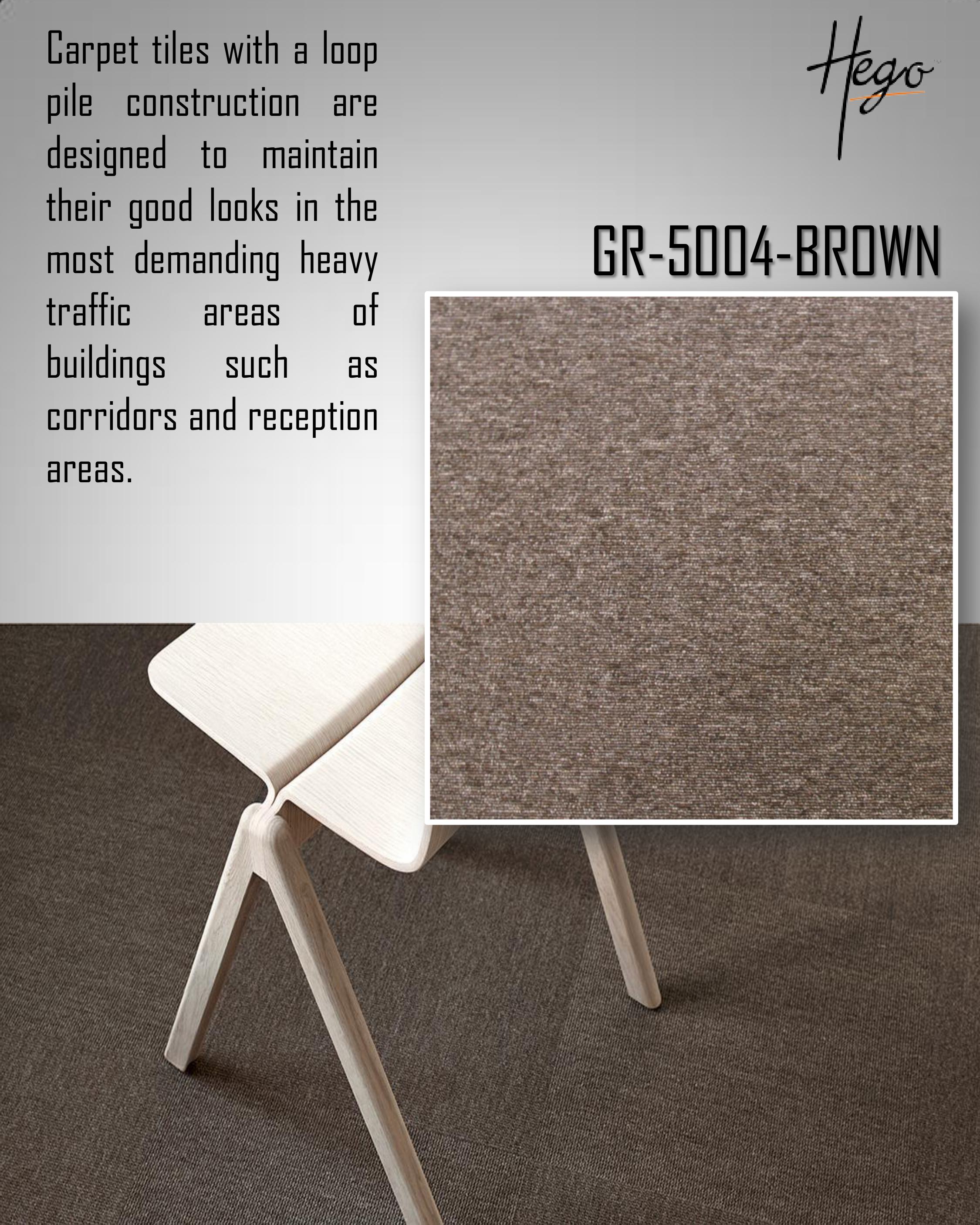 Gravity Carpet Tile GR-5004 Brown - Durable & Stylish