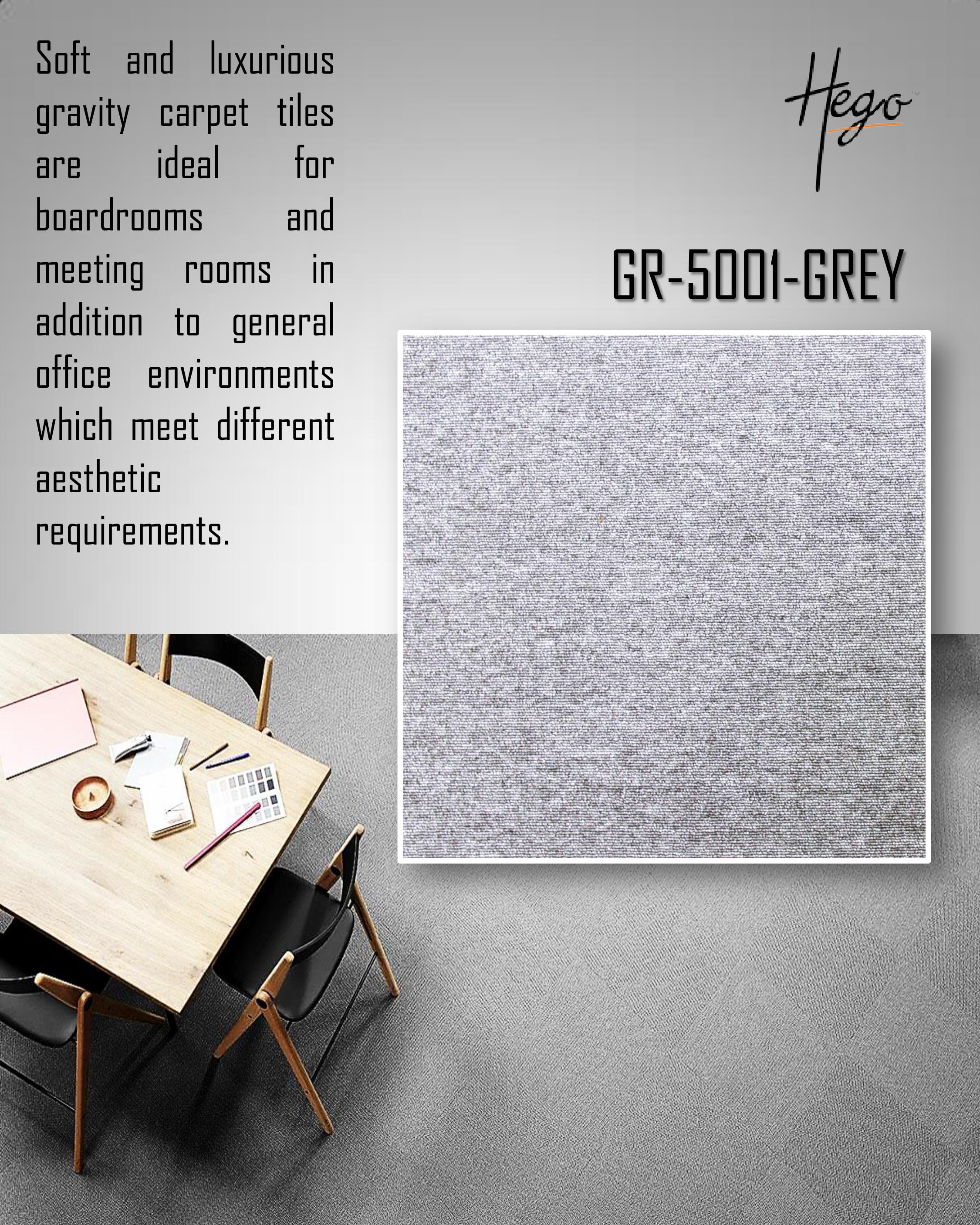 Gravity Carpet Tile GR-5001-Grey – Durable & Stylish