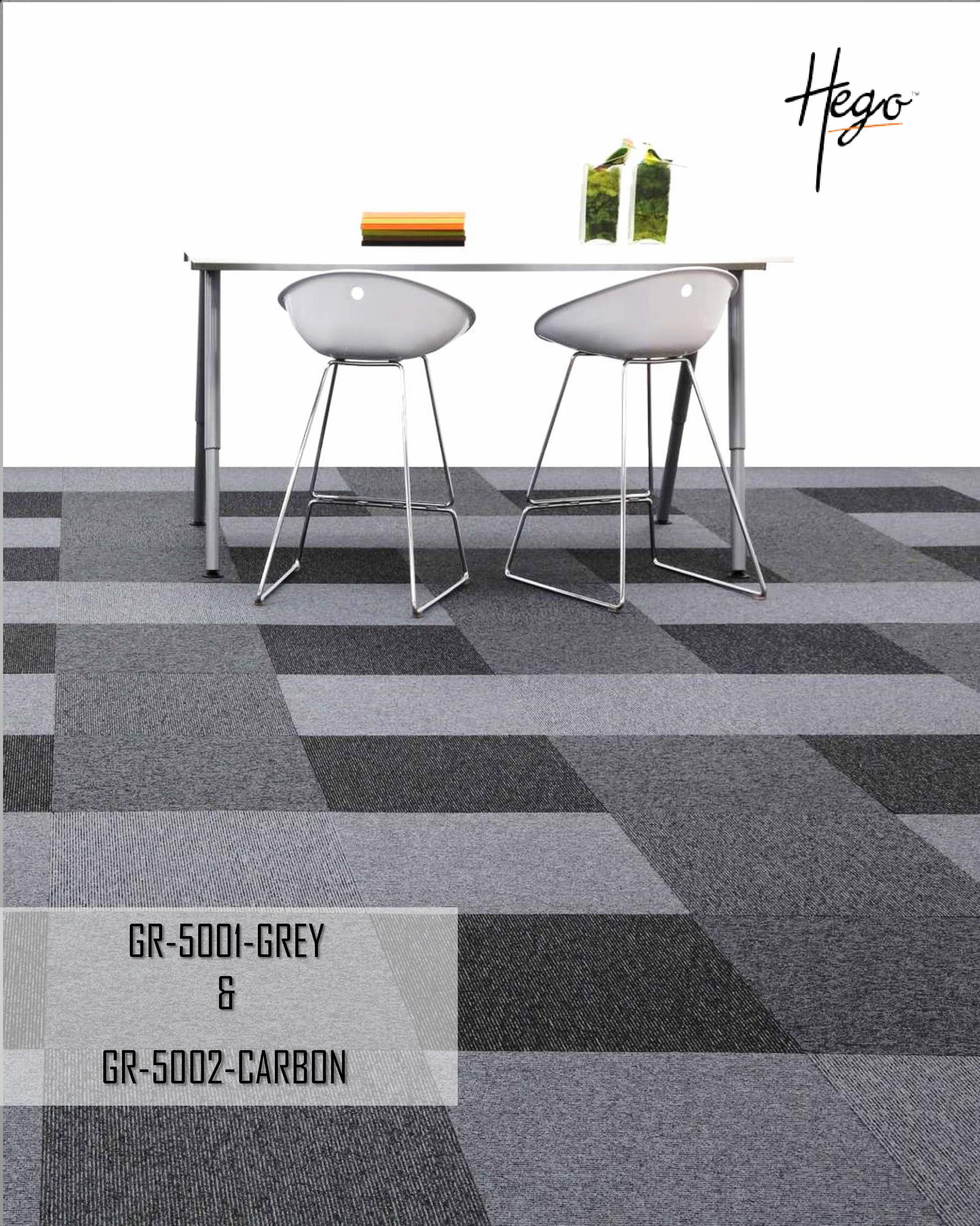 Gravity Carpet Tiles GR-5001-Grey & 5002-Carbon