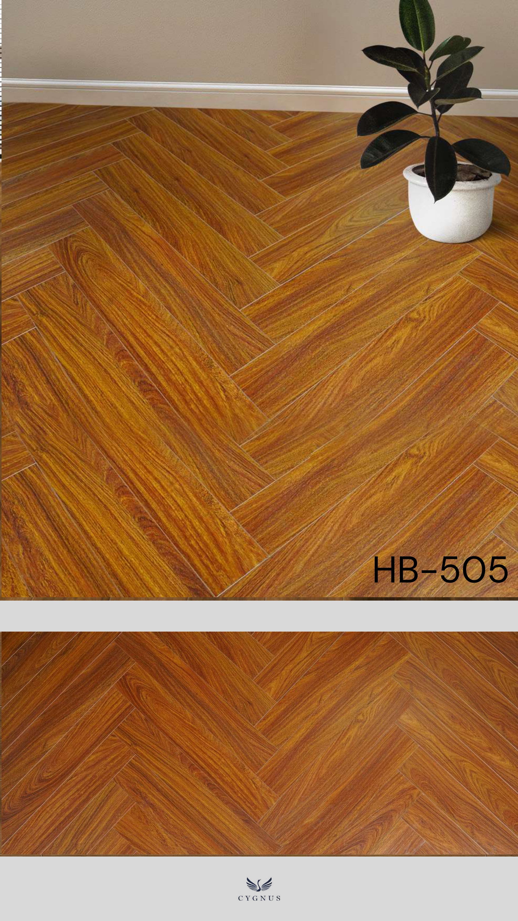 HB-505 WS Harbour Herringbone Laminate Flooring - Durable & Stylish