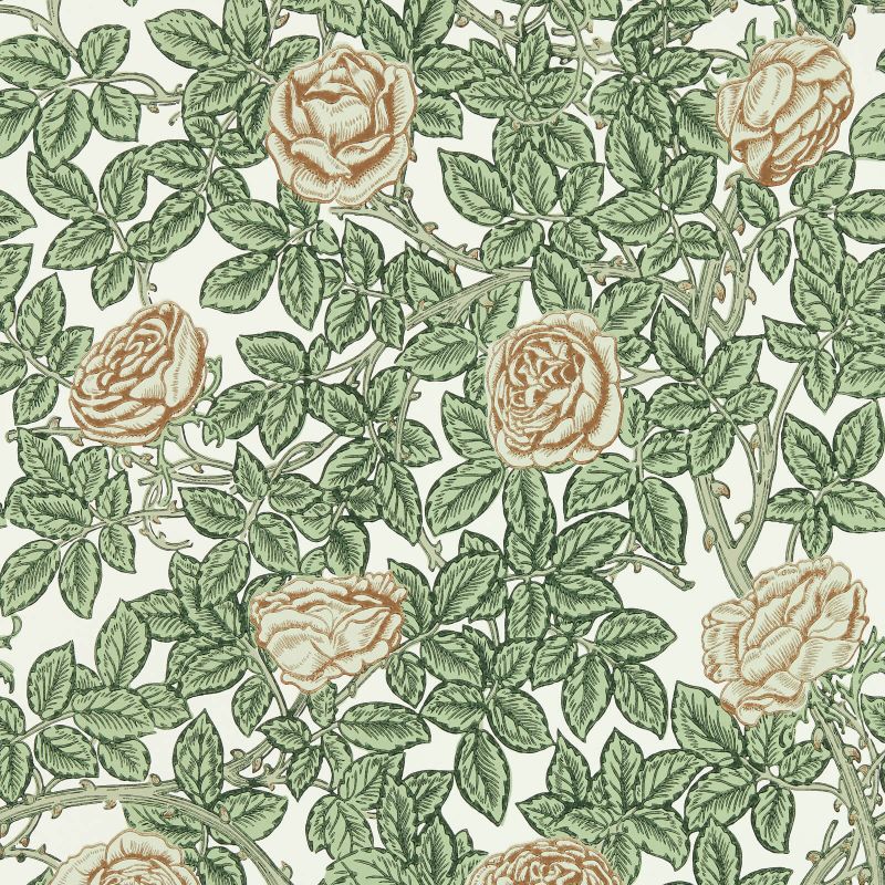 Morris & Co. Leafy Arbour Pearwood Wallpaper - Timeless Elegance