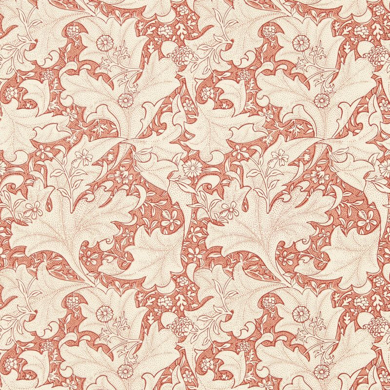 Morris & Co. Wallflower Wallpaper - Chrysanthemum Pink